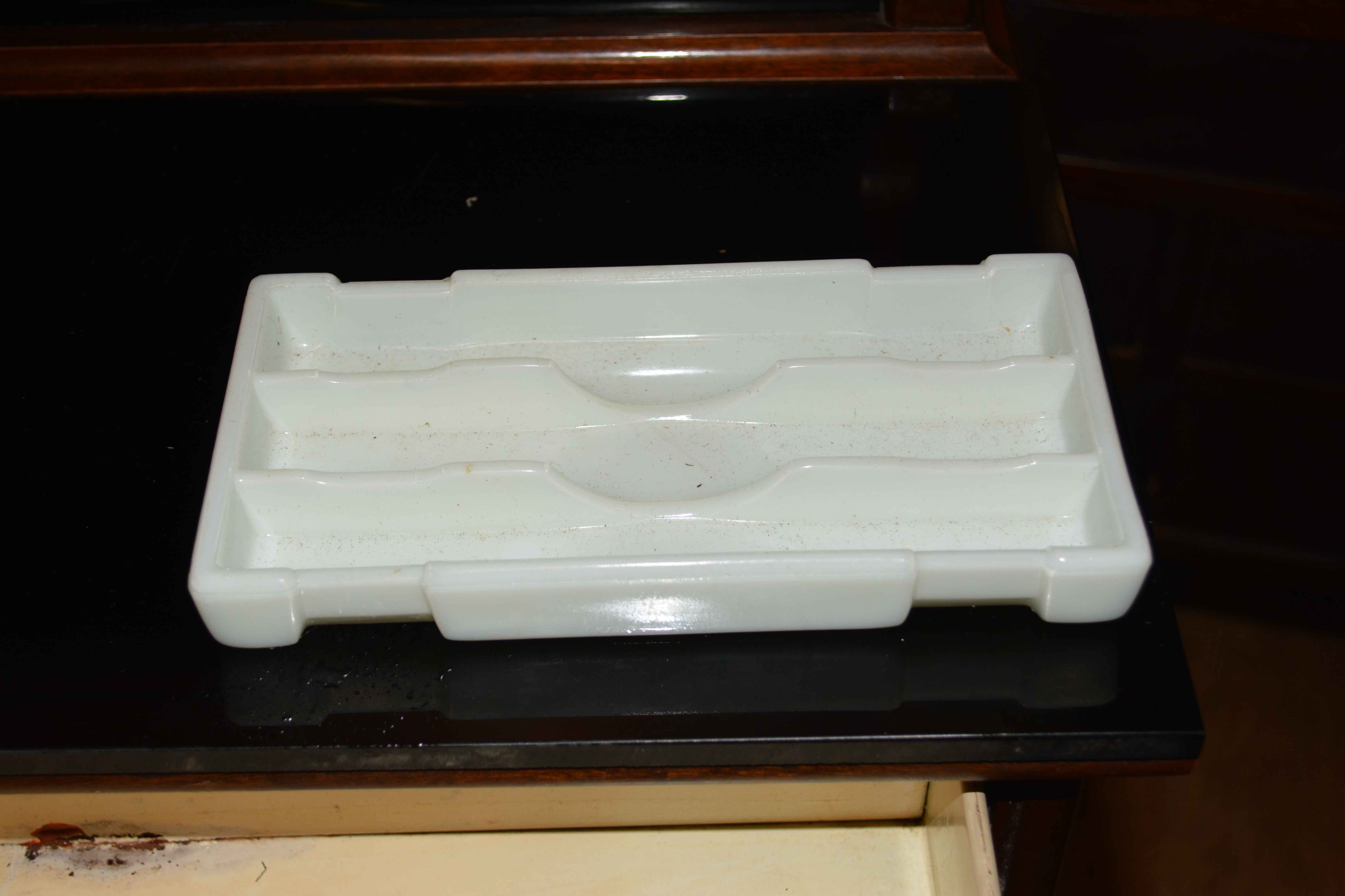 Vintage Walnut Dentist Cabinet by Hamilton Manufacturing Company