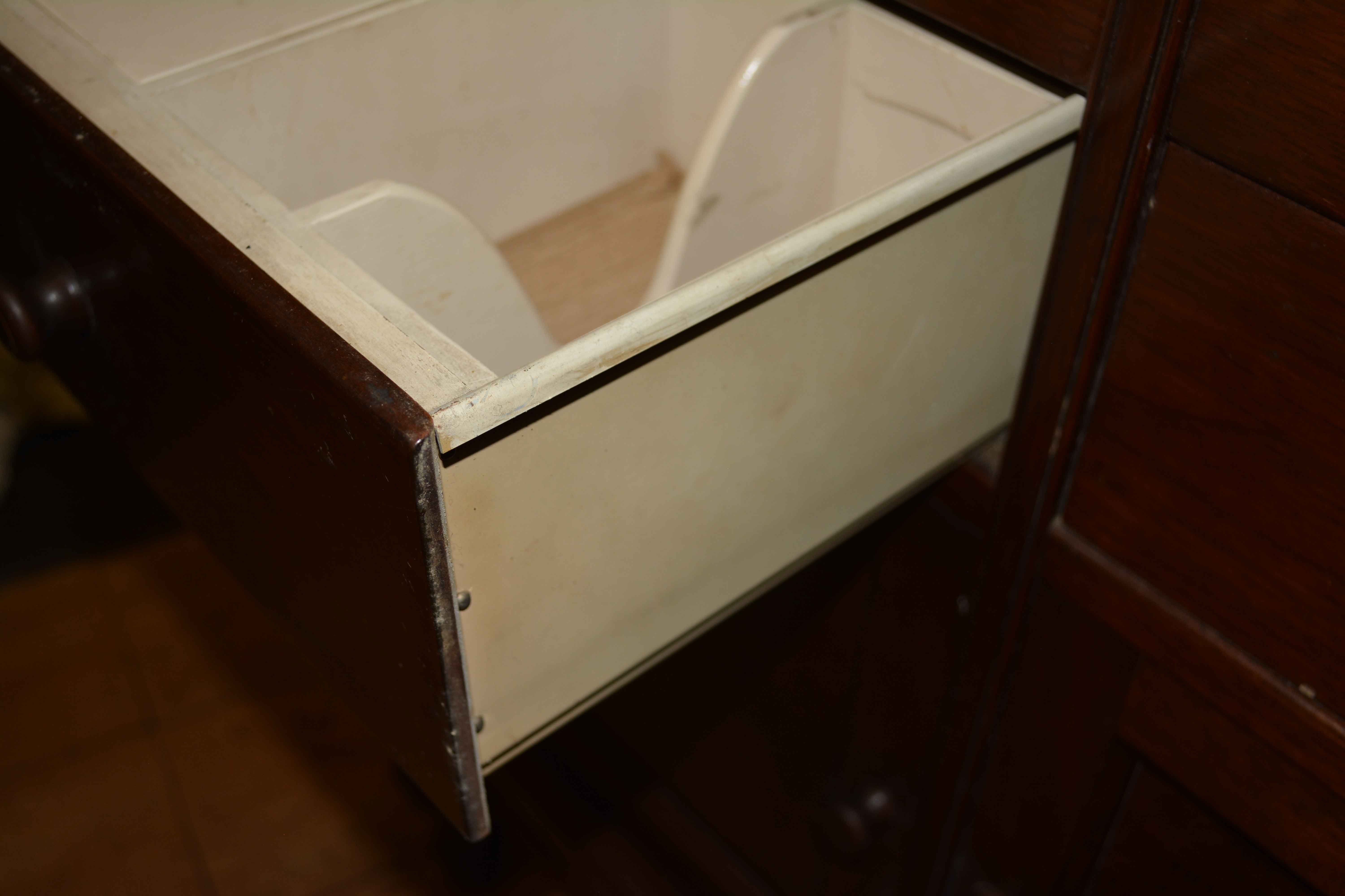 Vintage Walnut Dentist Cabinet by Hamilton Manufacturing Company