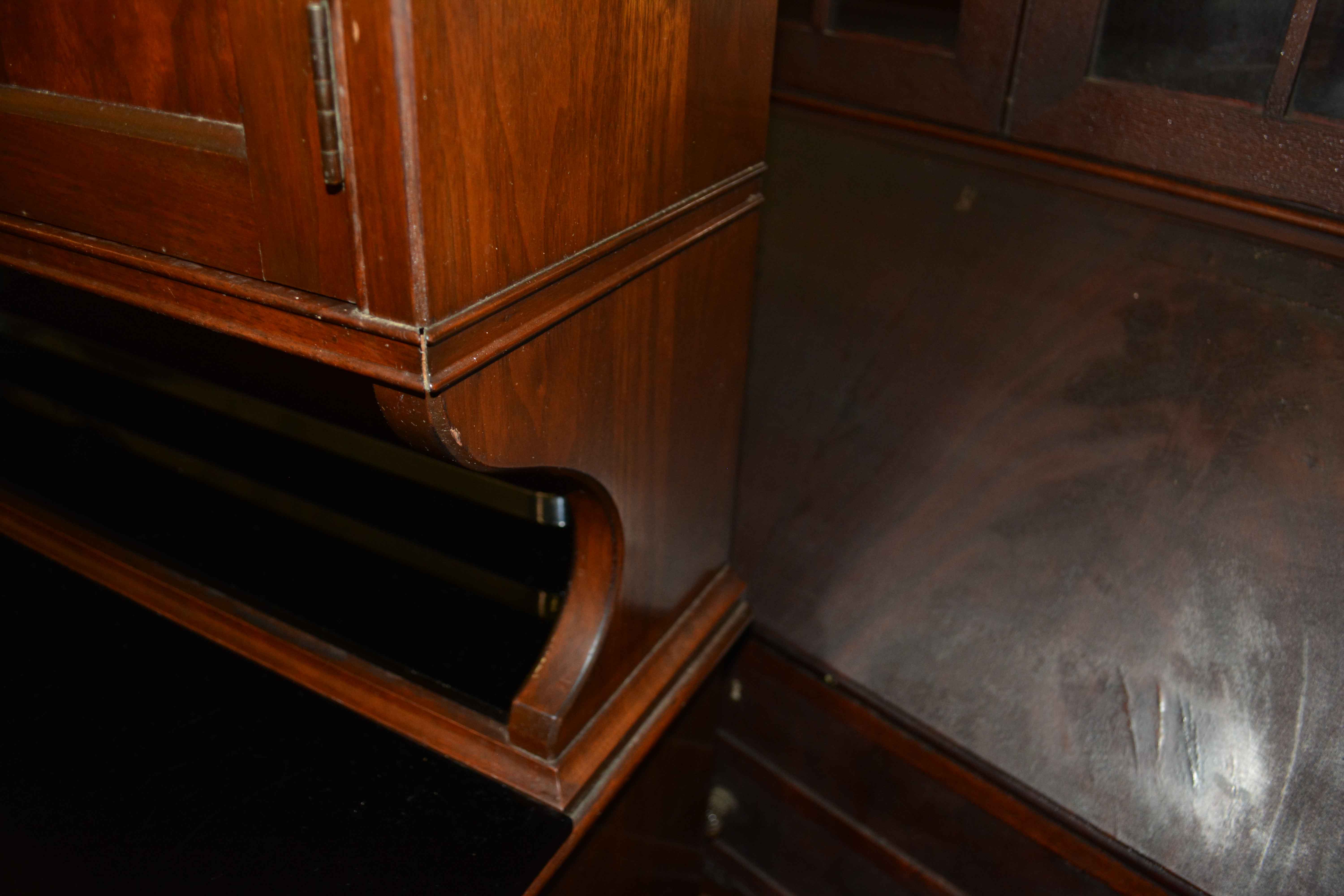 Vintage Walnut Dentist Cabinet by Hamilton Manufacturing Company