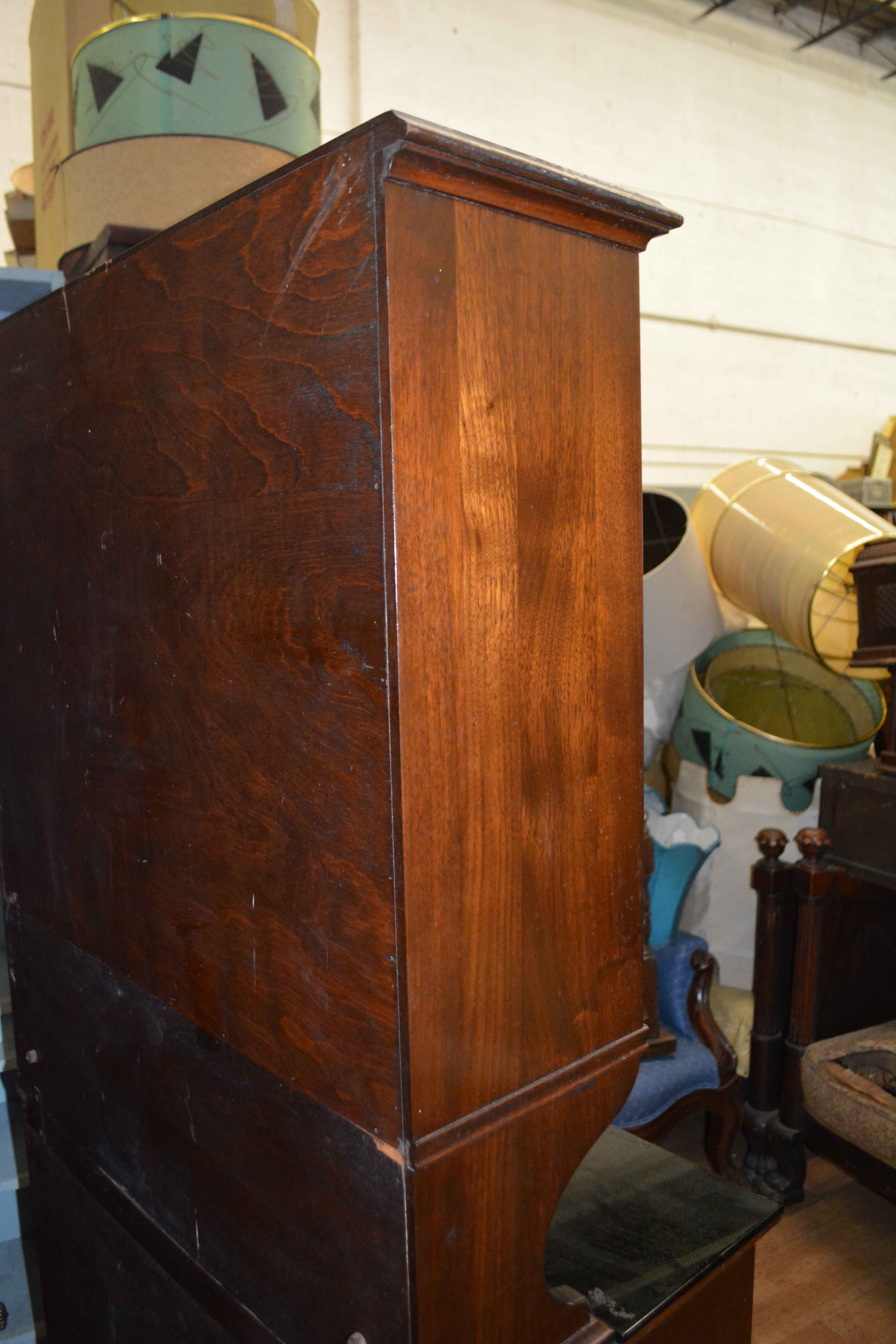 Vintage Walnut Dentist Cabinet by Hamilton Manufacturing Company