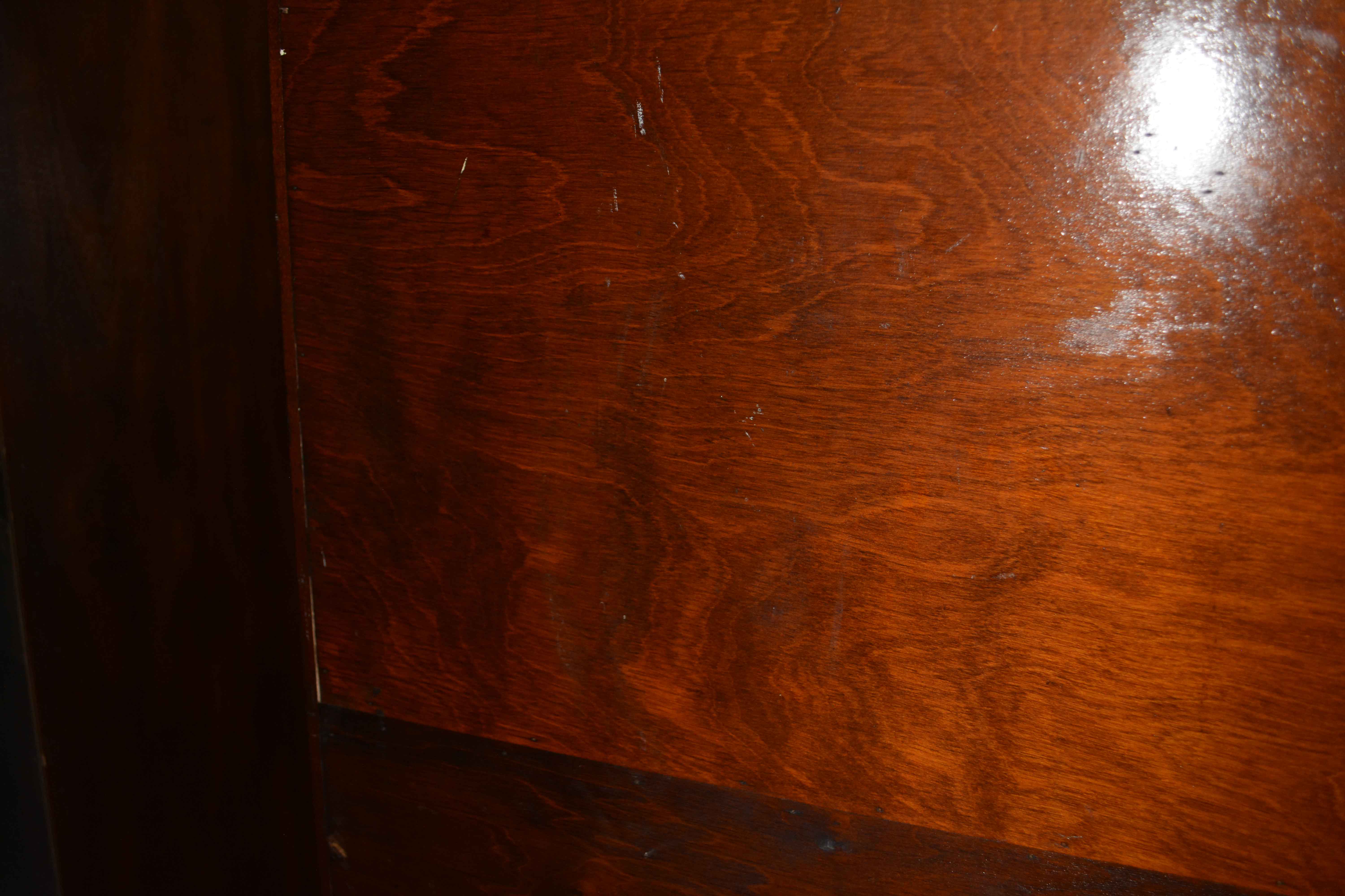 Vintage Walnut Dentist Cabinet by Hamilton Manufacturing Company