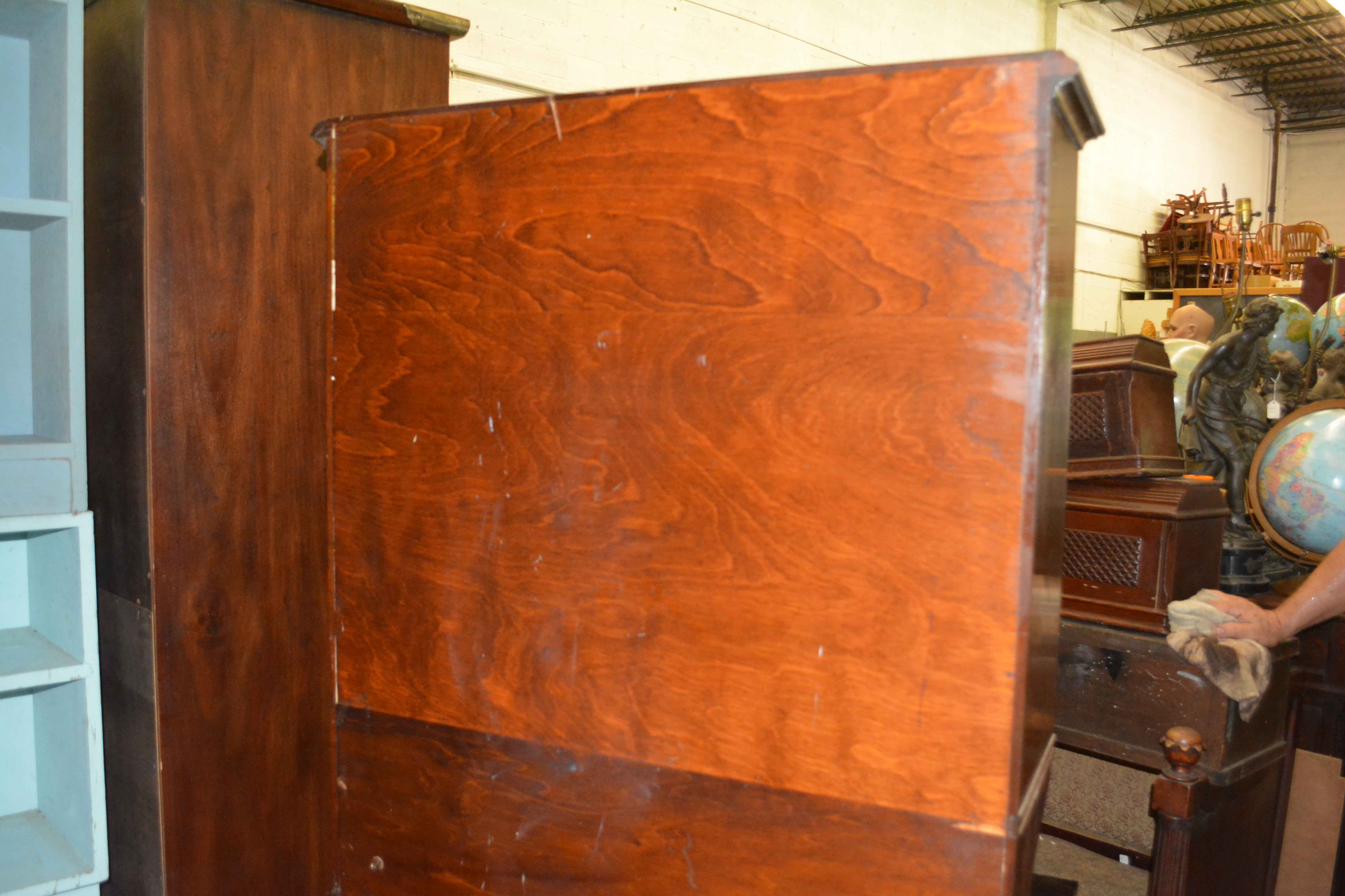 Vintage Walnut Dentist Cabinet by Hamilton Manufacturing Company