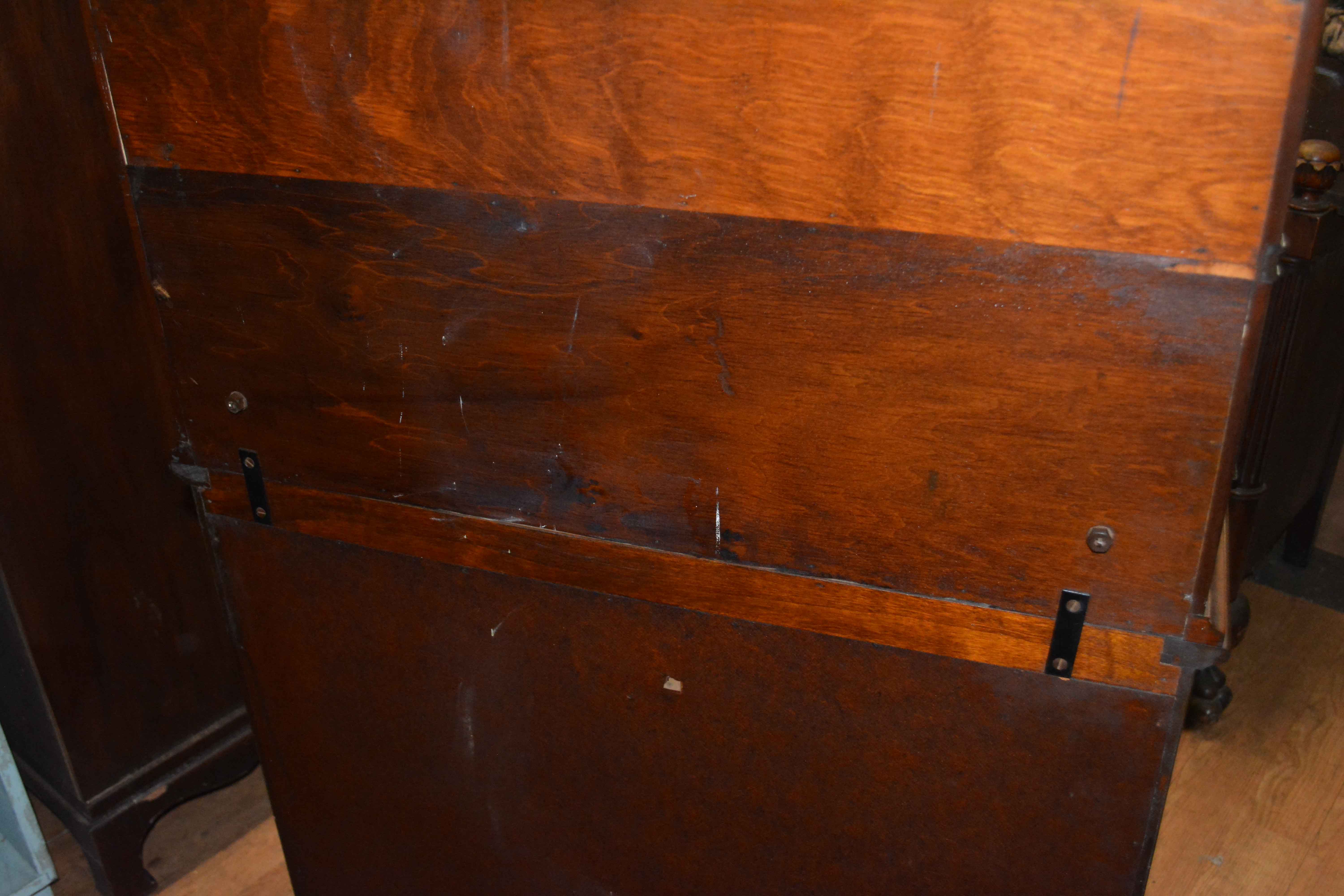 Vintage Walnut Dentist Cabinet by Hamilton Manufacturing Company