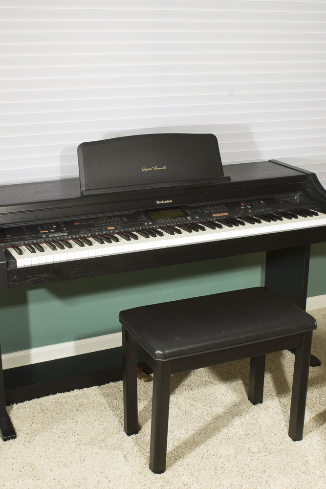 Technics Digital Piano and Bench