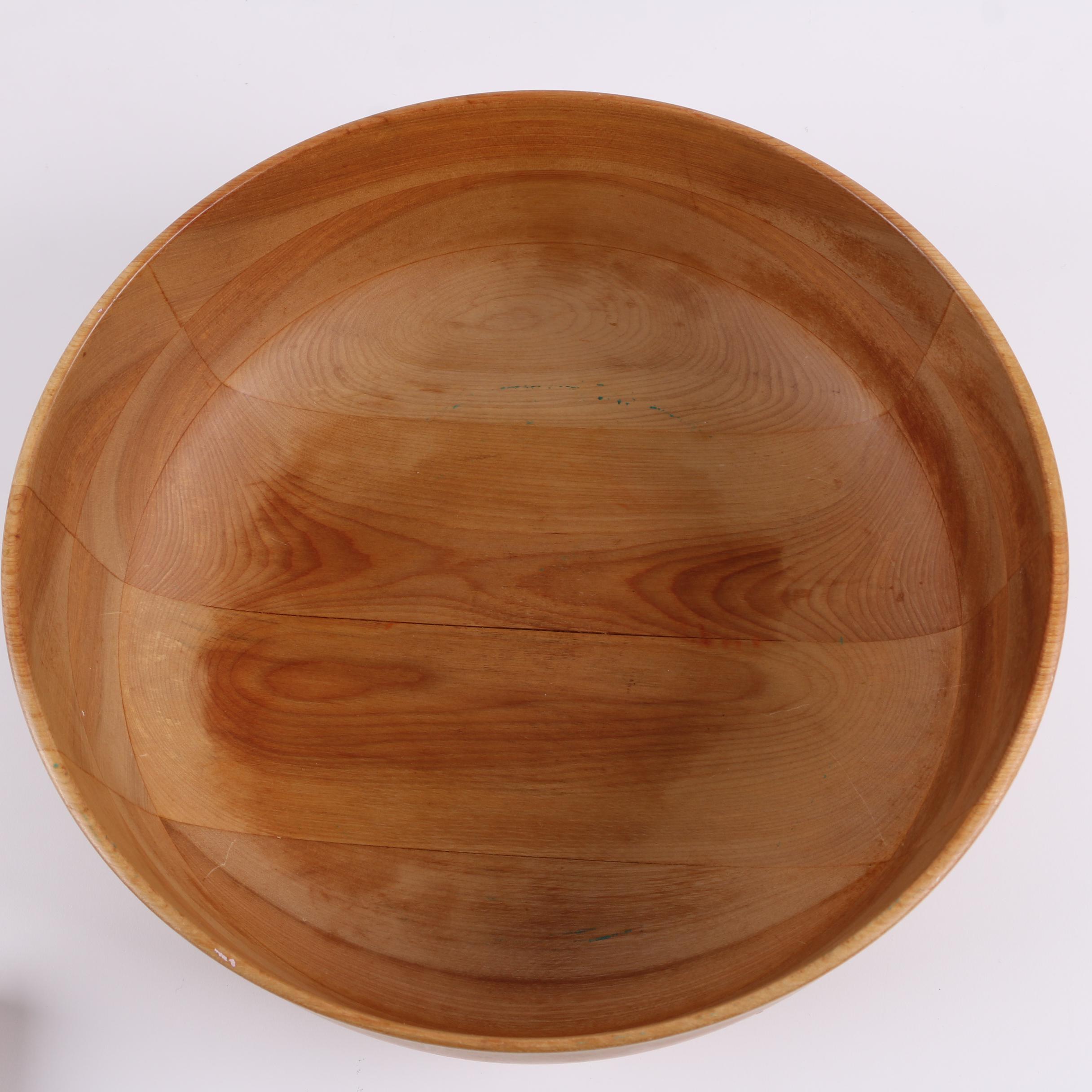 Kalmar Designs Crumb Catcher Bread Board and Woodbury's Woodenware Bowl