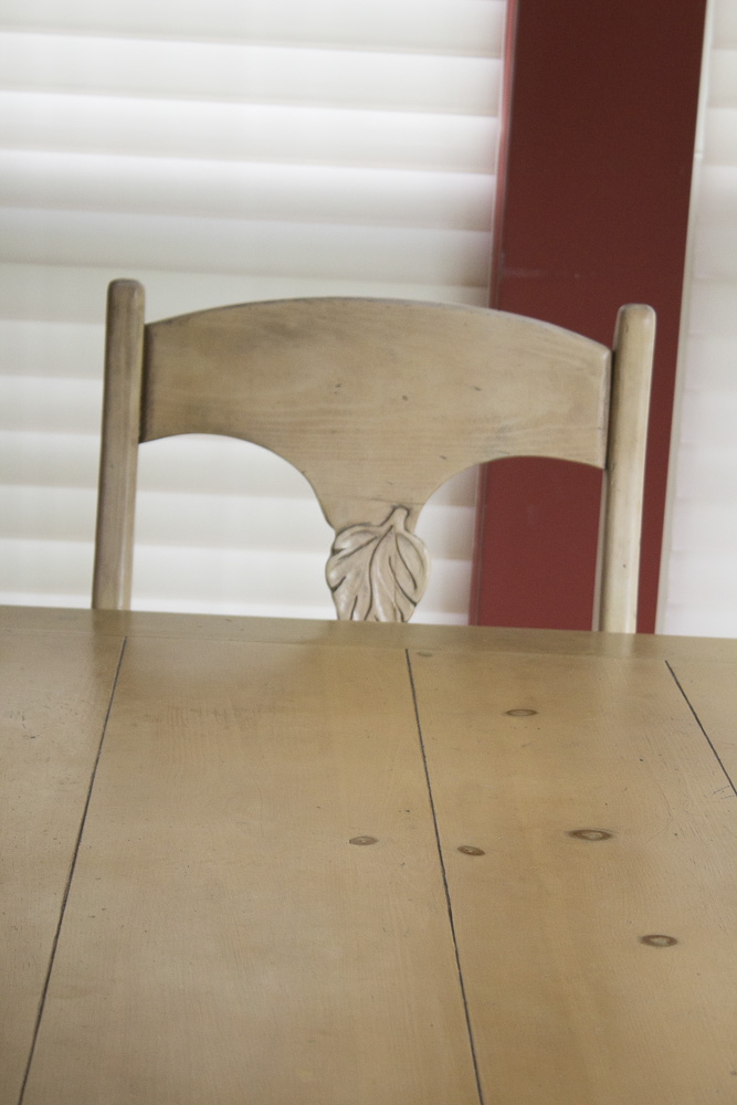 Country Style Pine Dining Table with Chairs