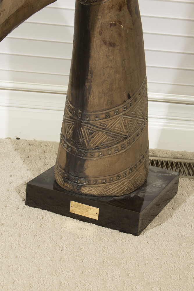 Mixed Media Antelope Sculpture