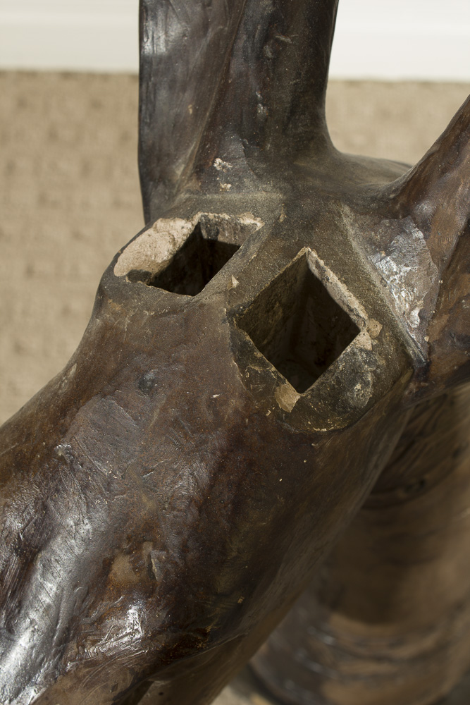 Mixed Media Antelope Sculpture