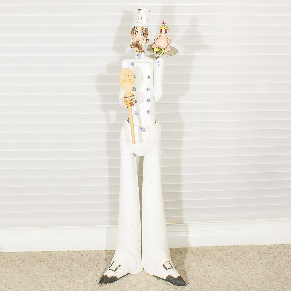 Ceramic Sculpture of Chef