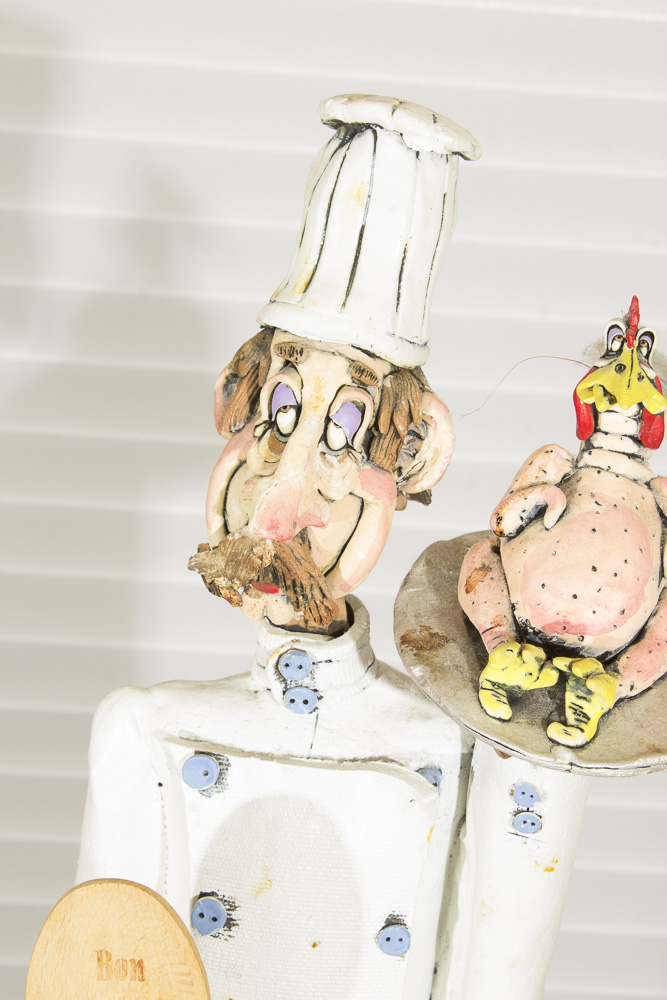 Ceramic Sculpture of Chef