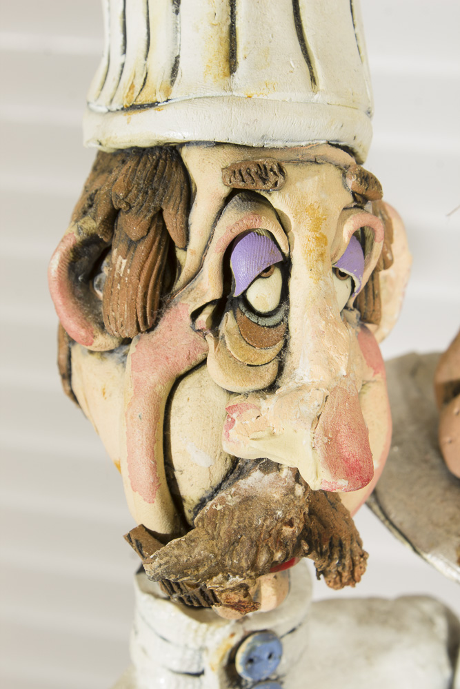 Ceramic Sculpture of Chef