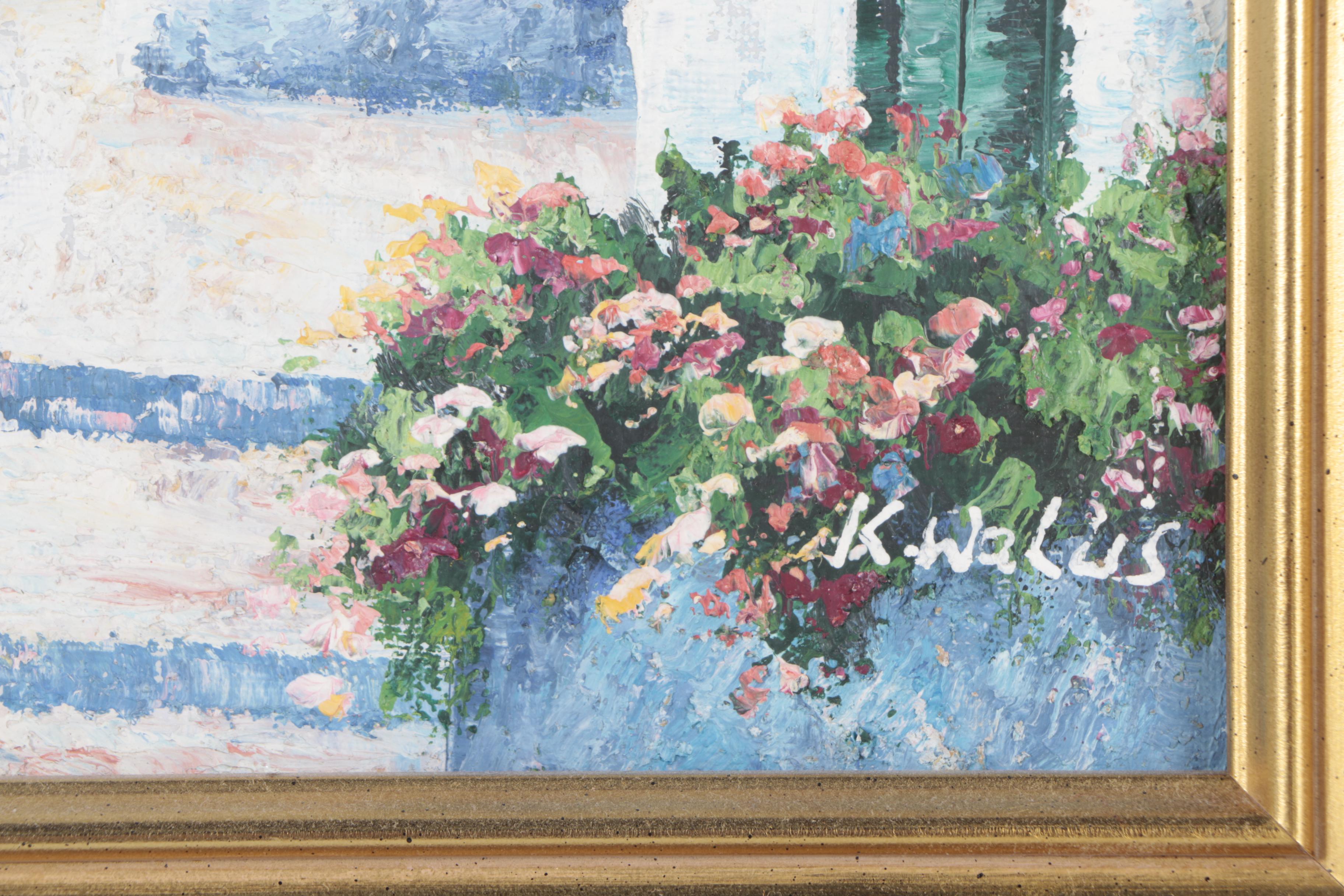 K. Wallis Circa 2000 Oil Painting