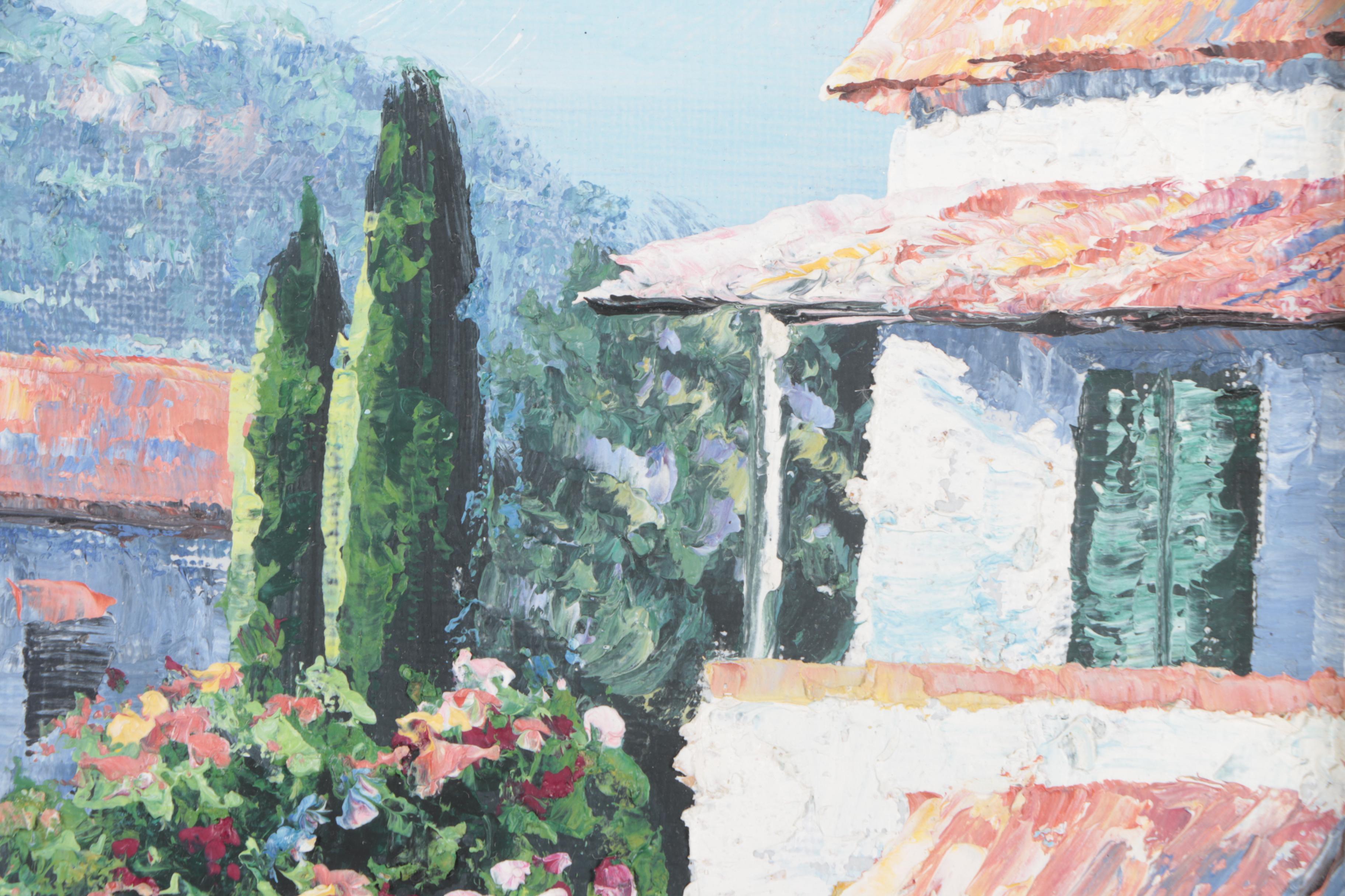 K. Wallis Circa 2000 Oil Painting