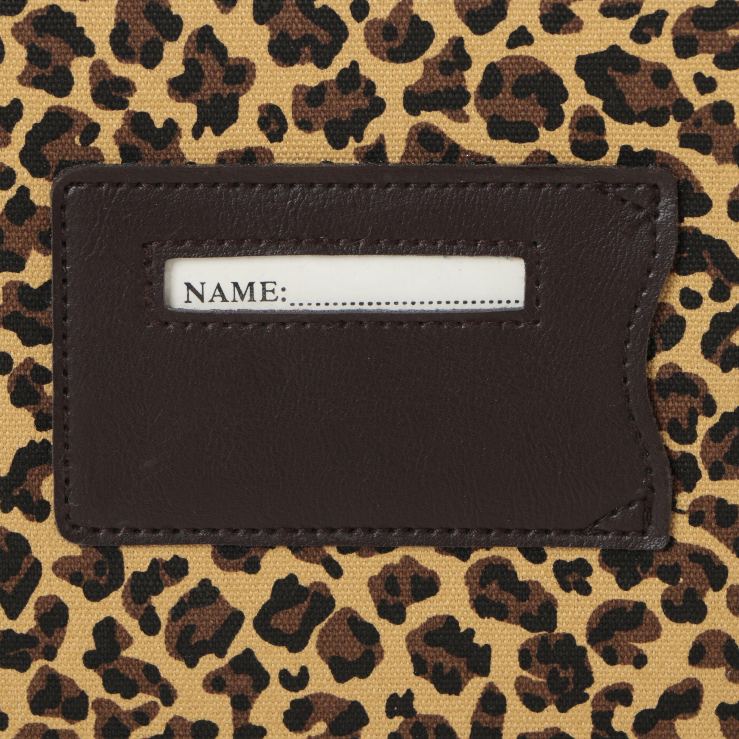 Liz Claiborne Leopard Print Luggage Set