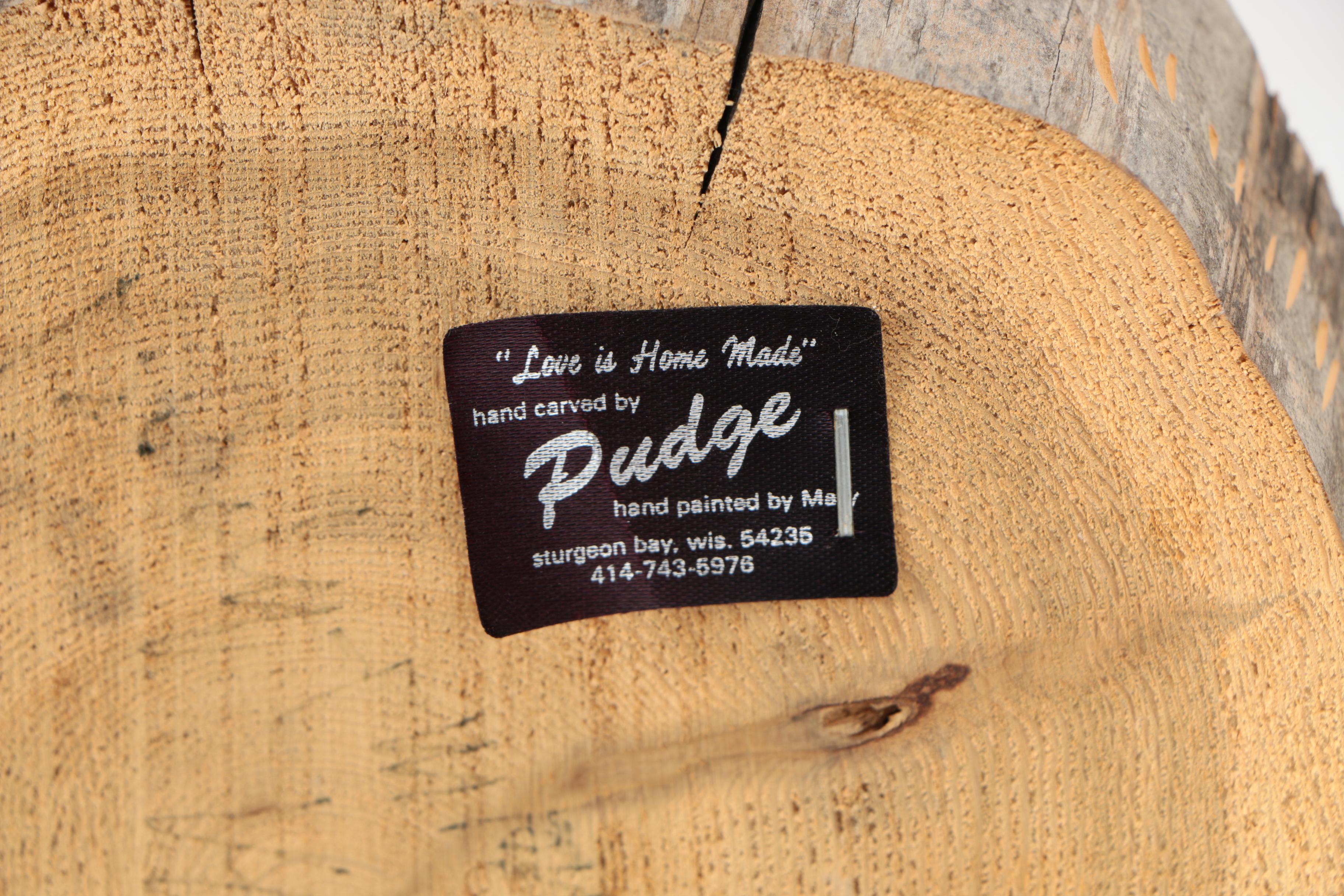 Edward “Pudge” DeGraff Hand-Carved Lighthouse Sculpture