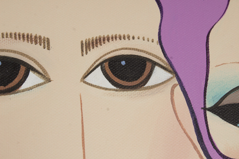 Petrovsky Acrylic Painting After Audrey Cole "Party People"