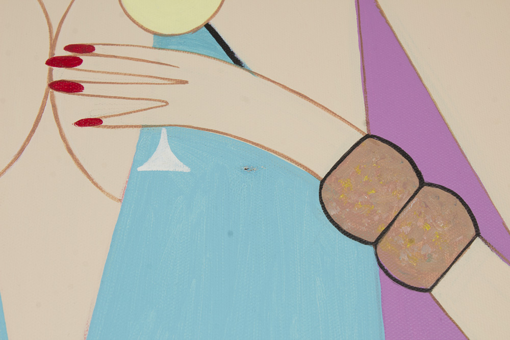 Petrovsky Acrylic Painting After Audrey Cole "Party People"