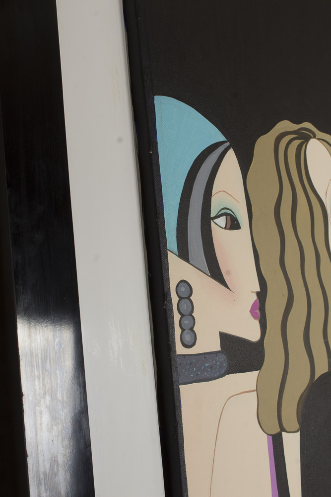 Petrovsky Acrylic Painting After Audrey Cole "Party People"