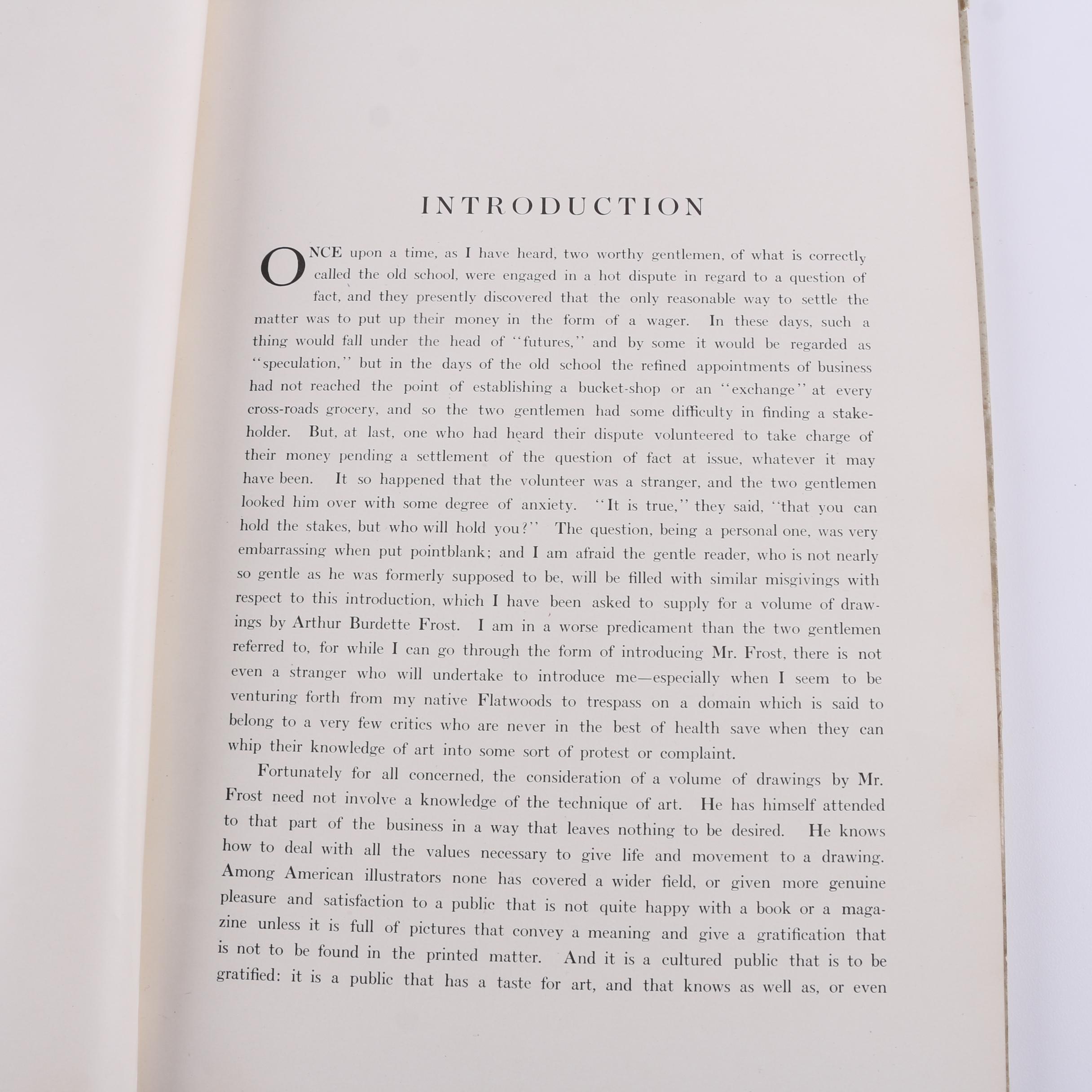 1904 "A Book of Drawings" by A. B. Frost