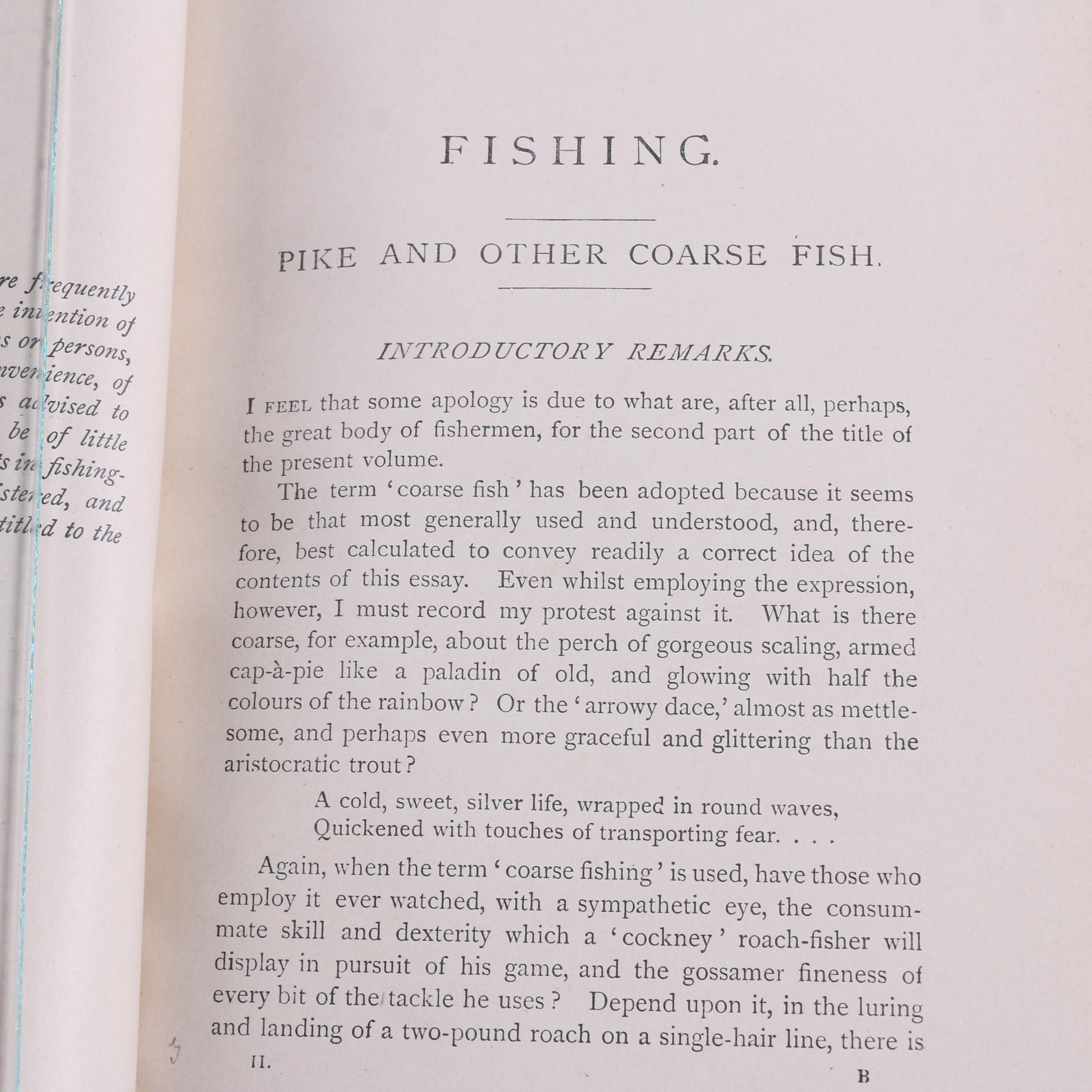 1896 Badminton Library "Fishing" by H. Cholmondeley-Pennell
