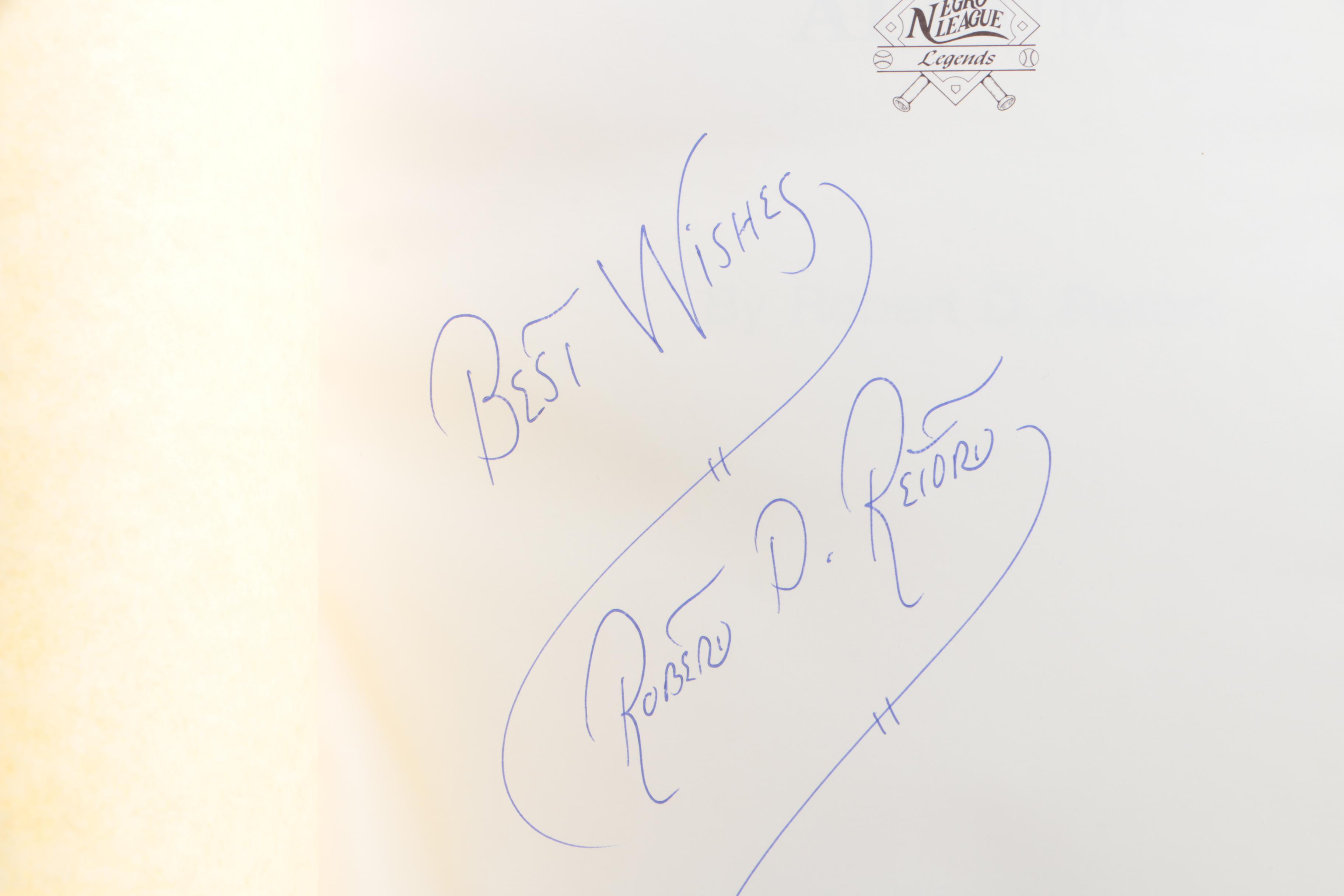 1992 Signed "Pictorial Negro League Legends Album" by Robert D. Retort