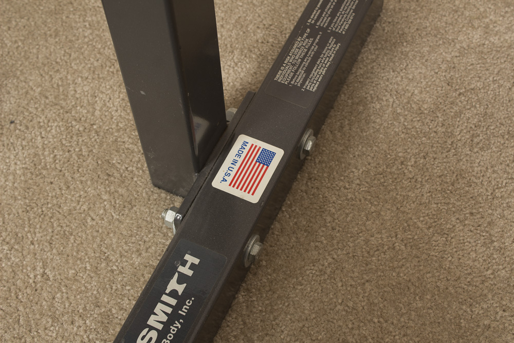 Bodysmith Weight Lifting Bench with Dumbbells and Barbell