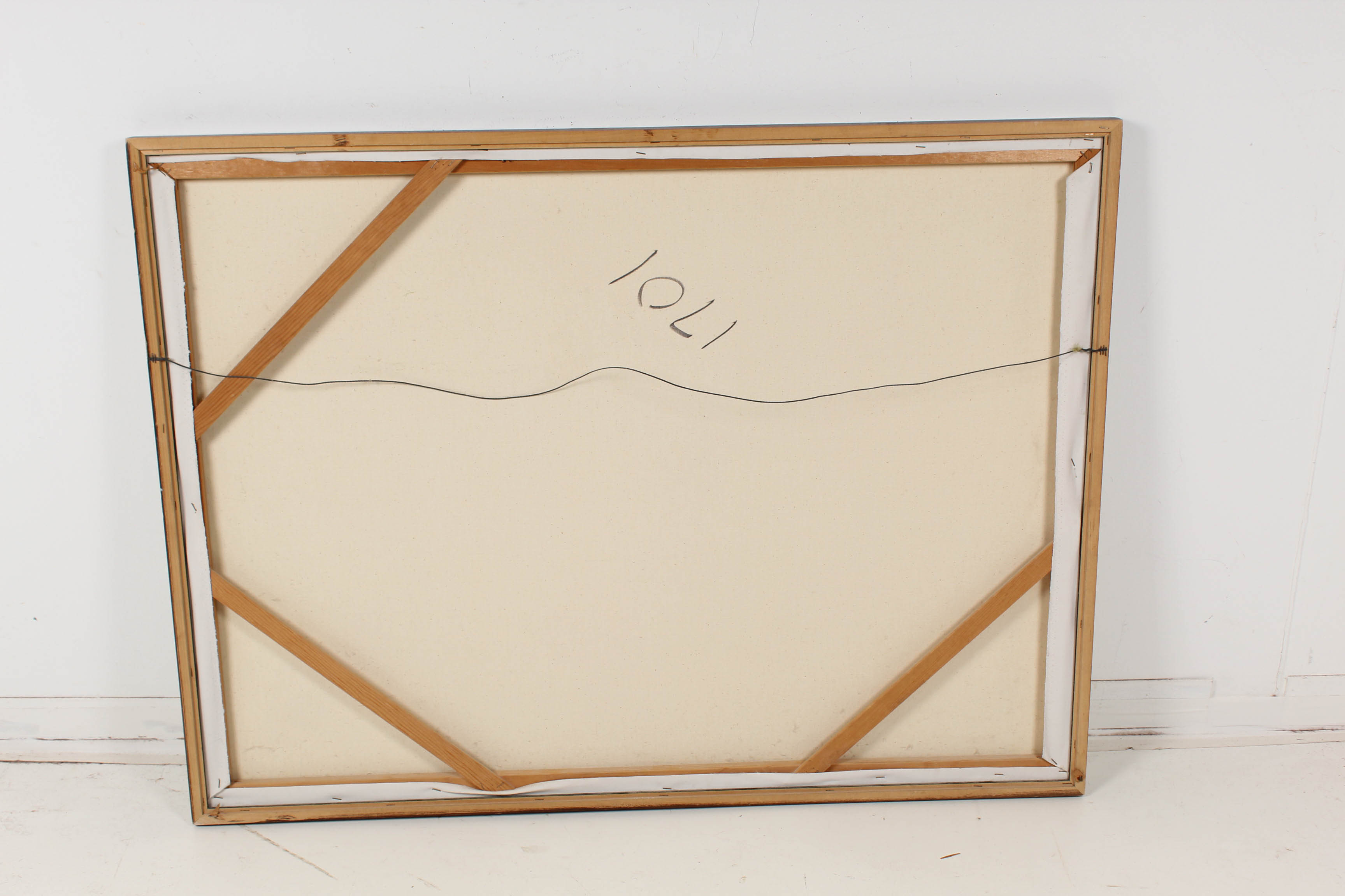 Oversize Nina Floral Acrylic Painting