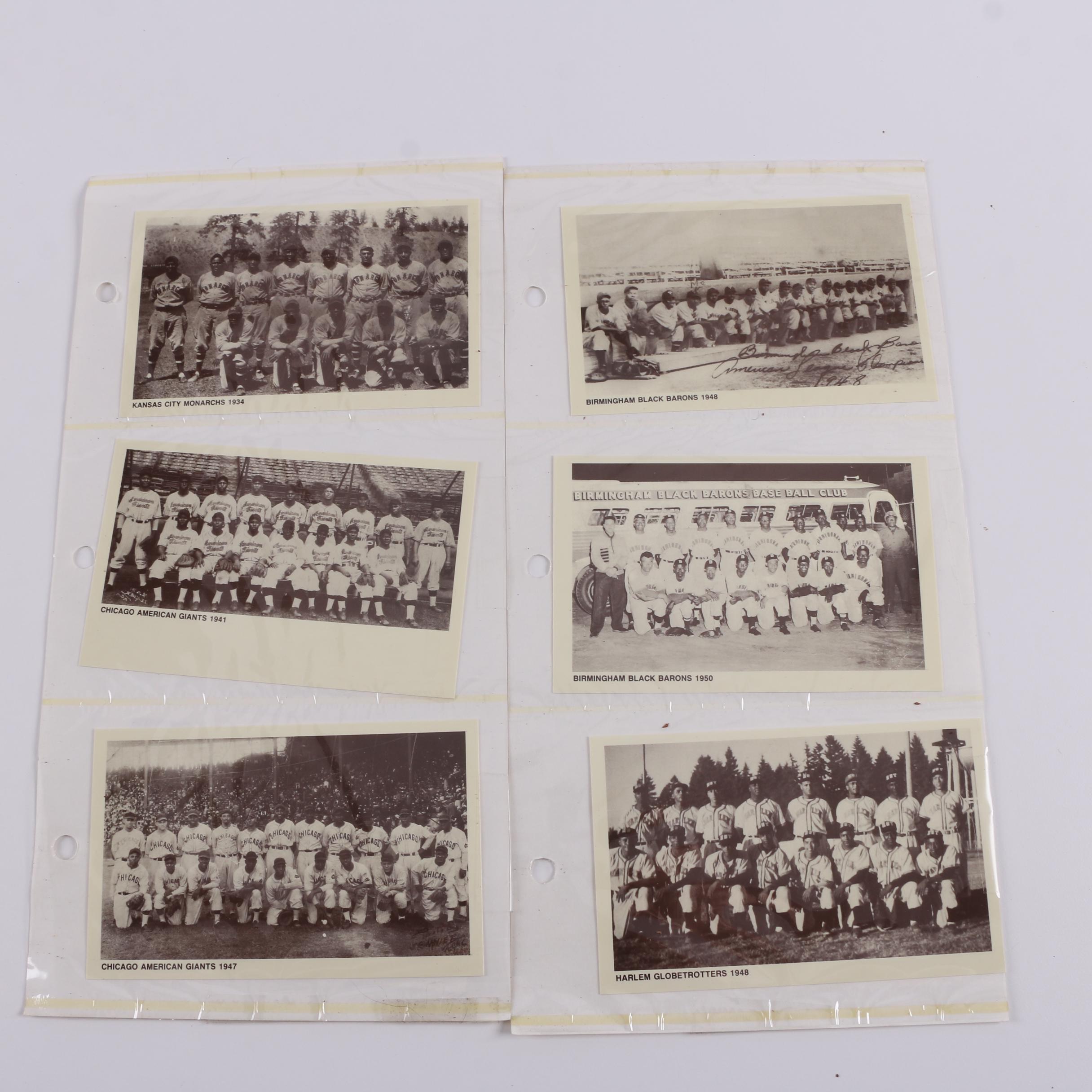 Negro League Baseball Postcards