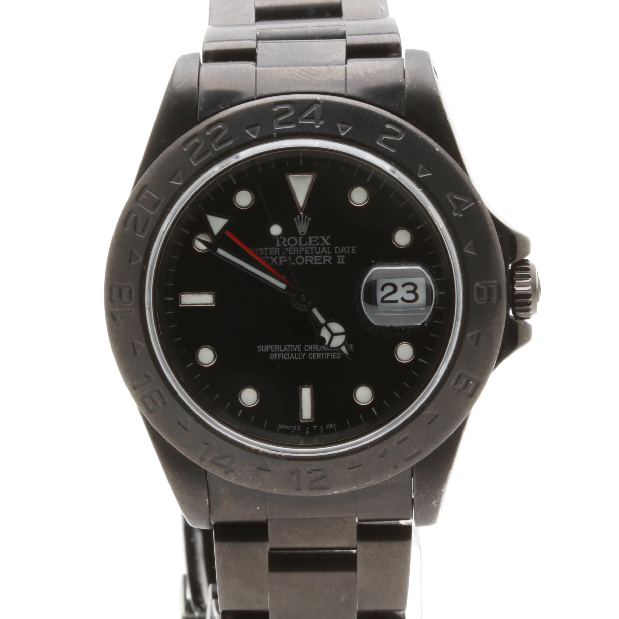 Circa 1999 Rolex PVD-Plated Stainless Steel Watch