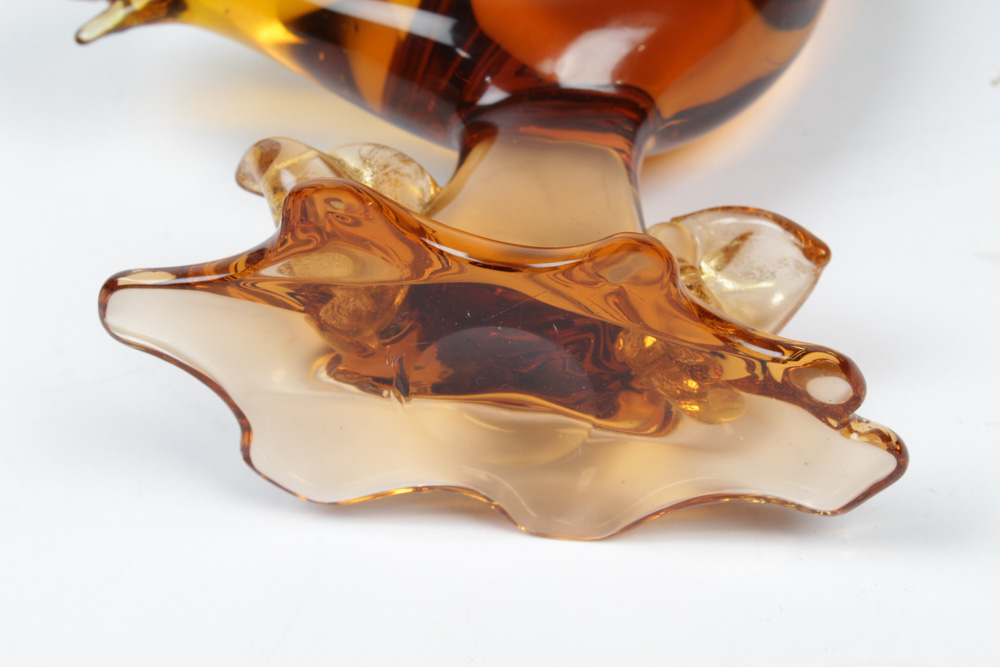 Vintage Italian Murano Glass Bird