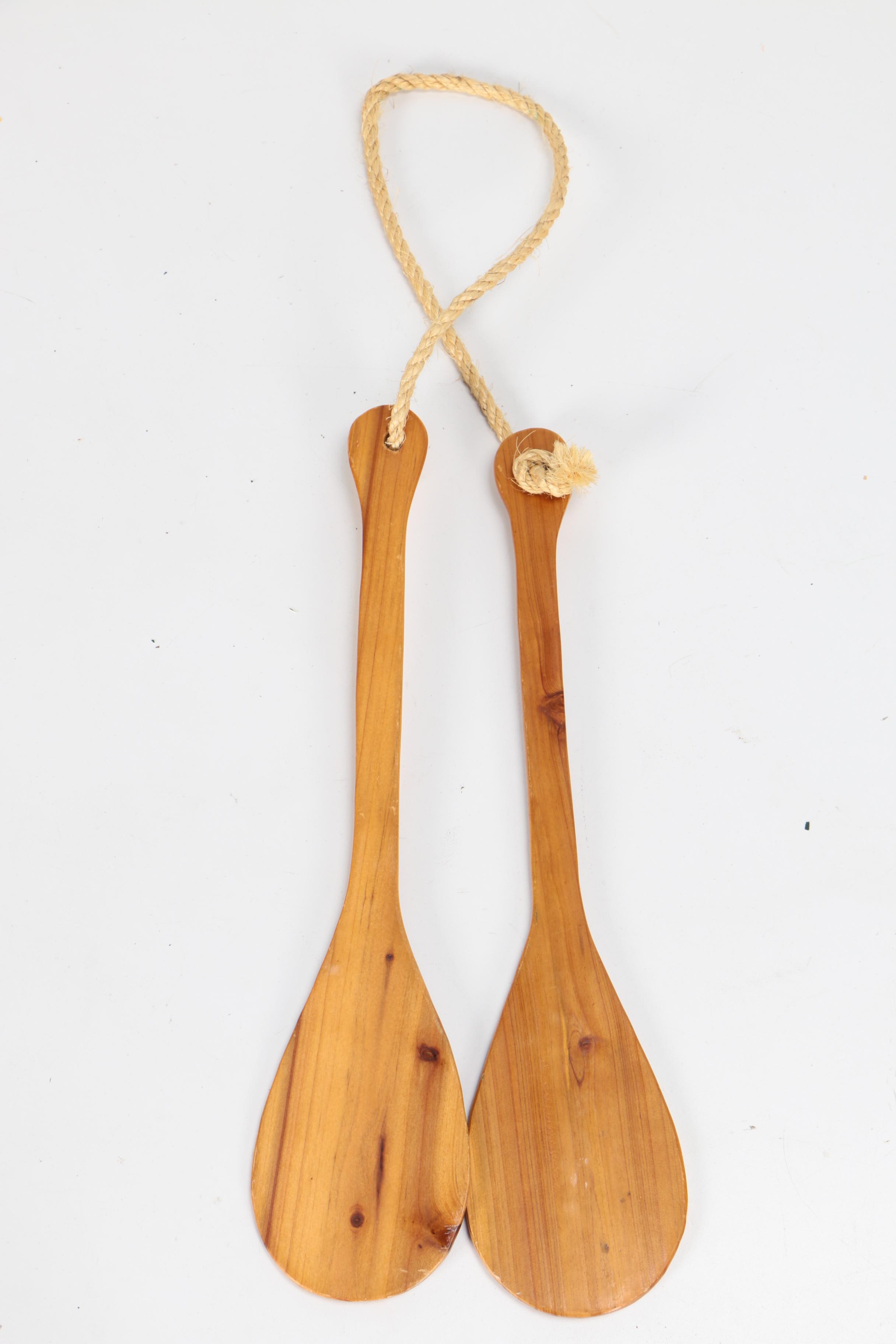 Decorative Wall Hanging Wooden Canoe