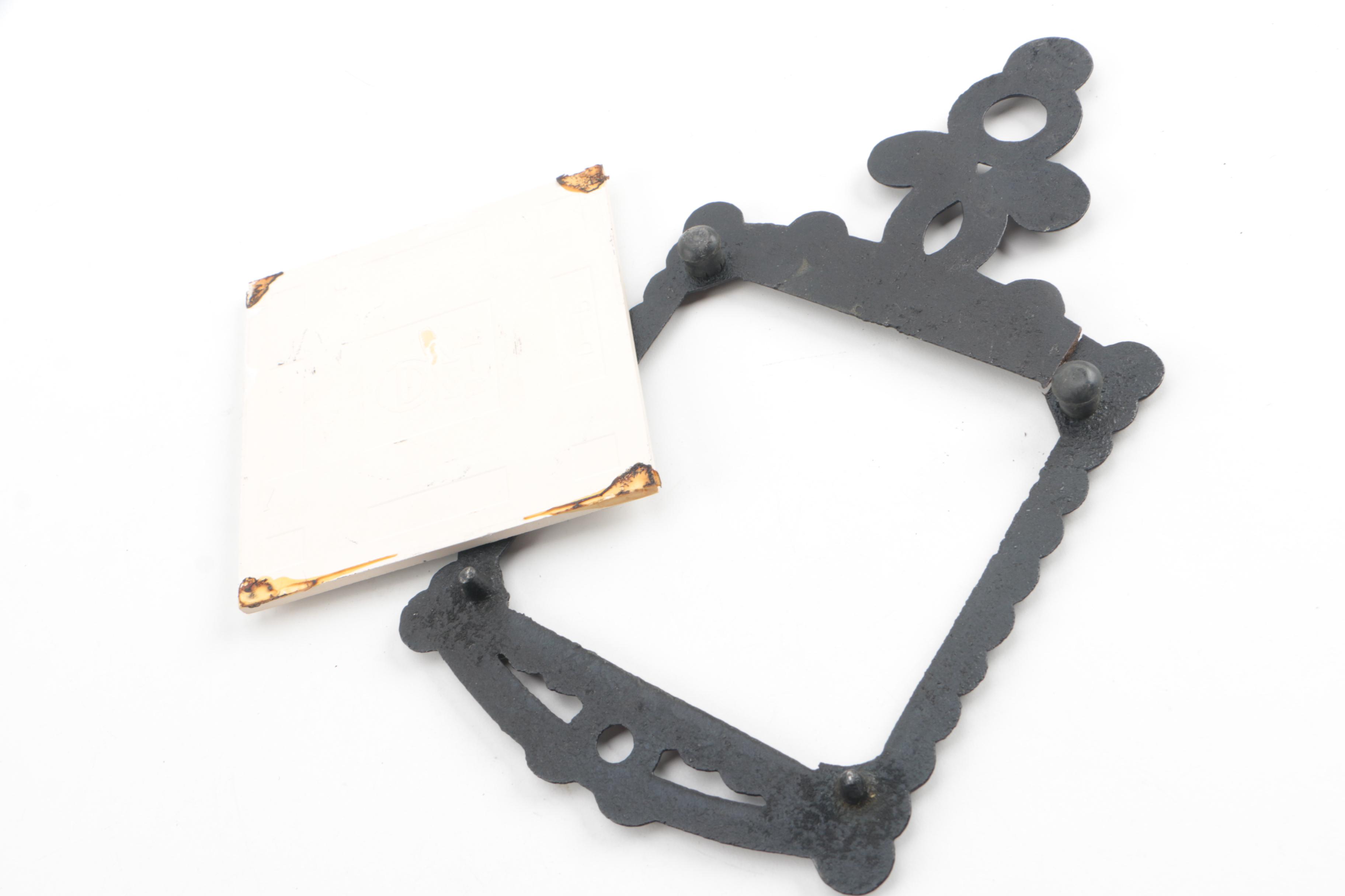 Vintage and Contemporary Iron Trivets Featuring Sexton