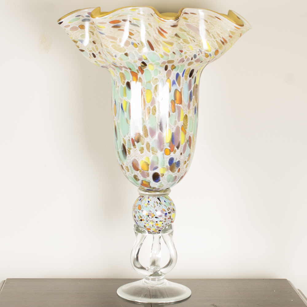 Blown Art Glass Vase