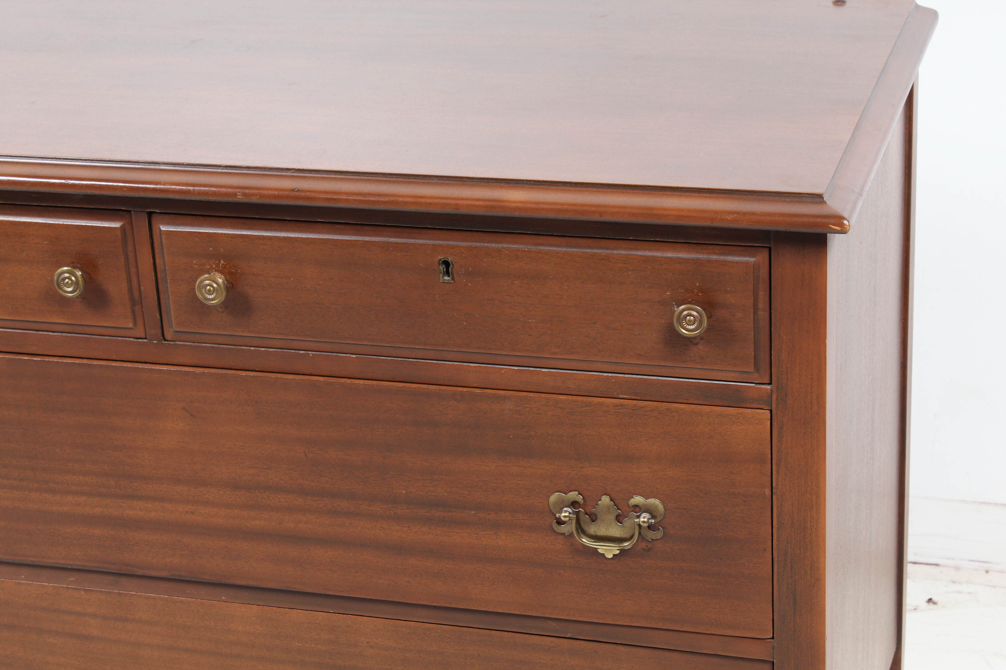 Vintage Estey Co. Chippendale Style Solid Wood Dresser