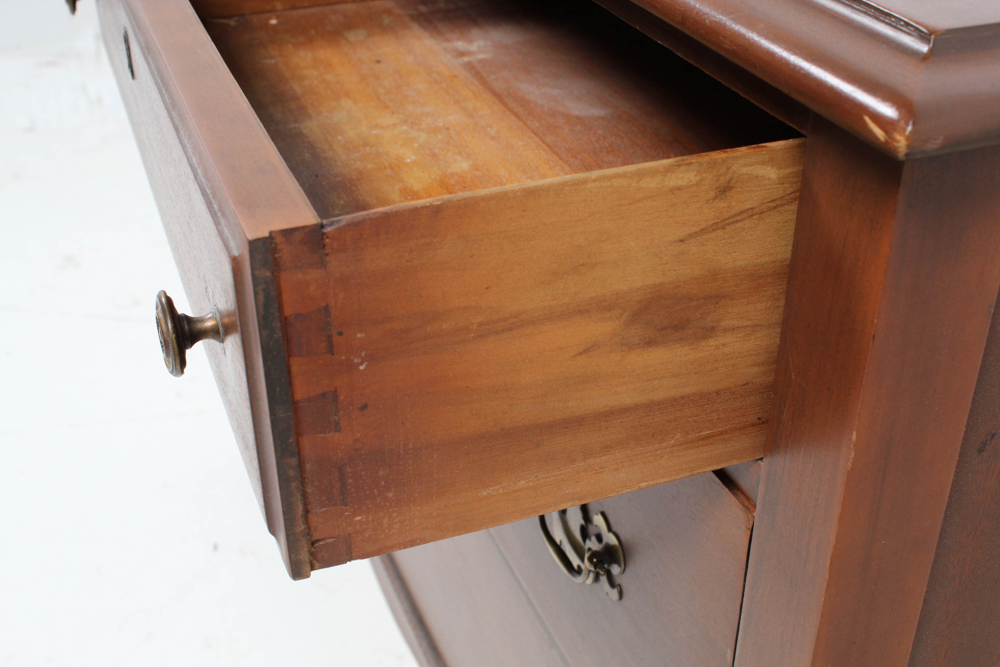 Vintage Estey Co. Chippendale Style Solid Wood Dresser