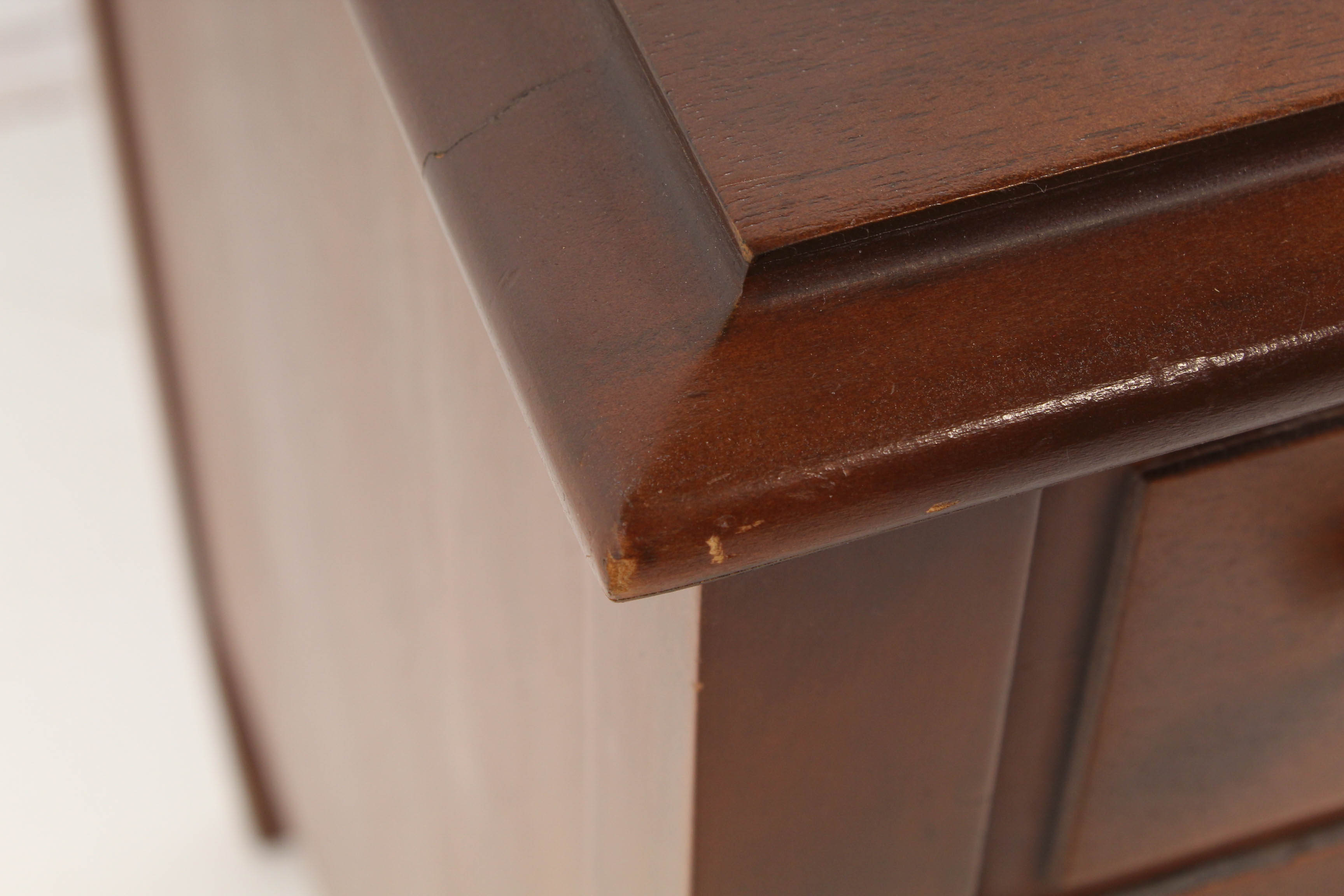 Vintage Estey Co. Chippendale Style Solid Wood Dresser