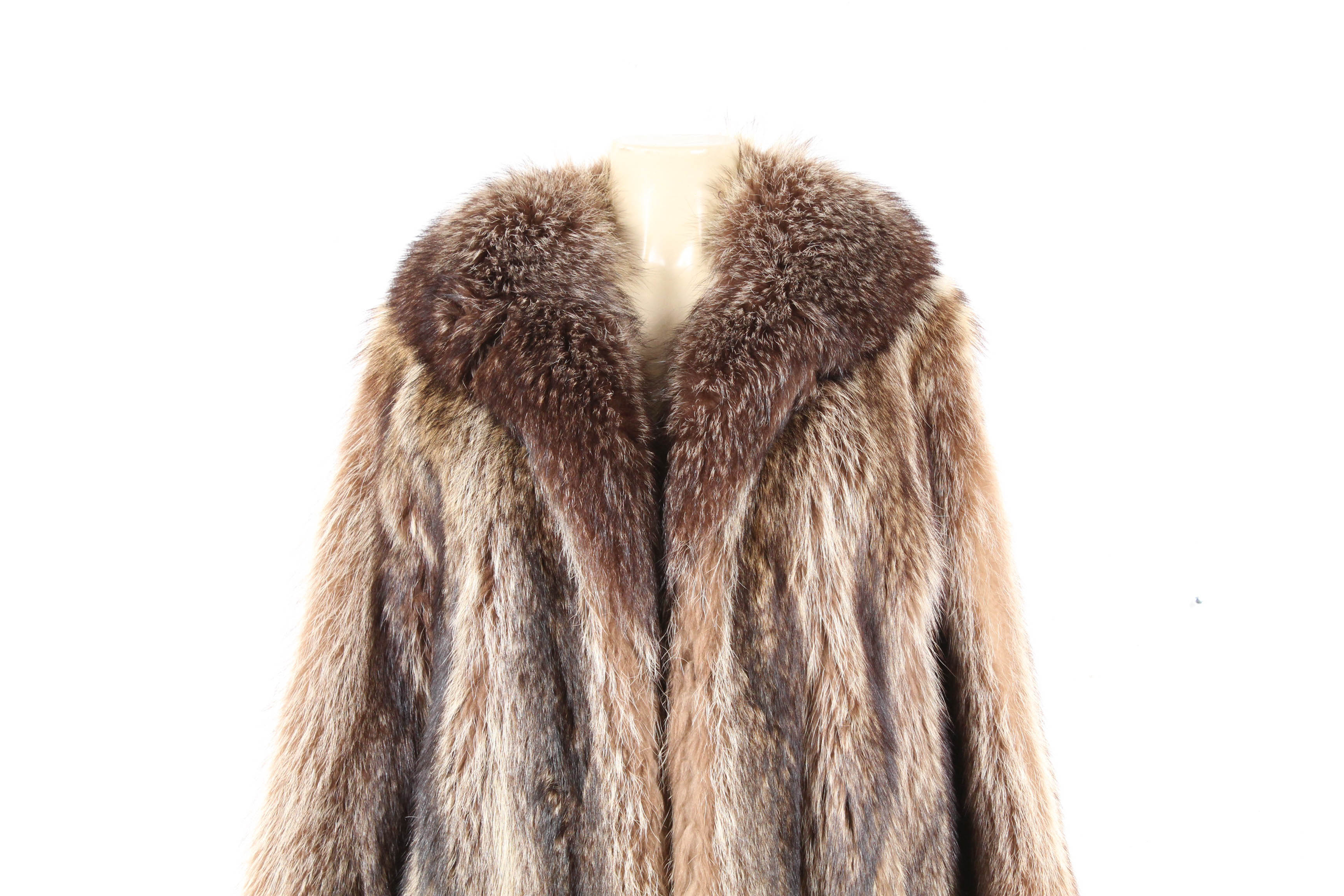 Vintage Raccoon Fur Coat