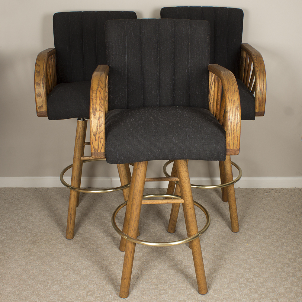 Oak Barstools by Hippopotamus