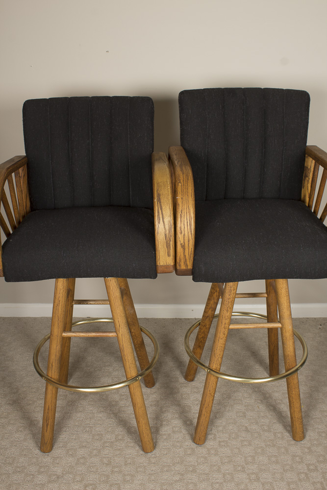 Oak Barstools by Hippopotamus