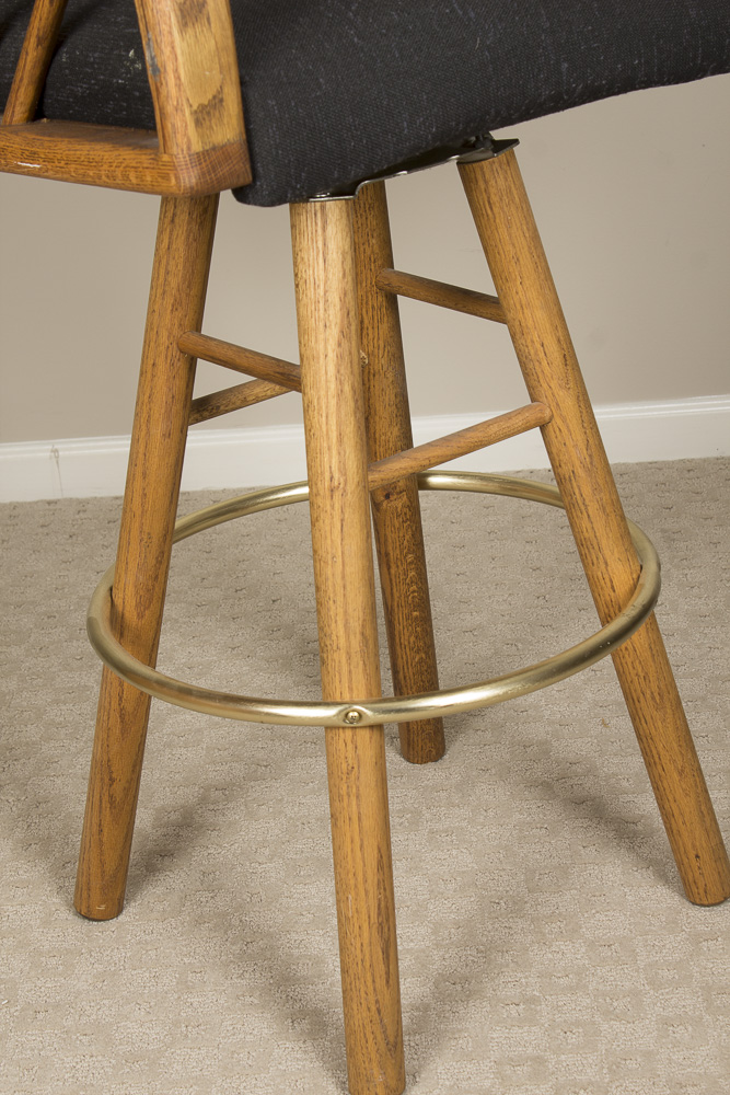 Oak Barstools by Hippopotamus