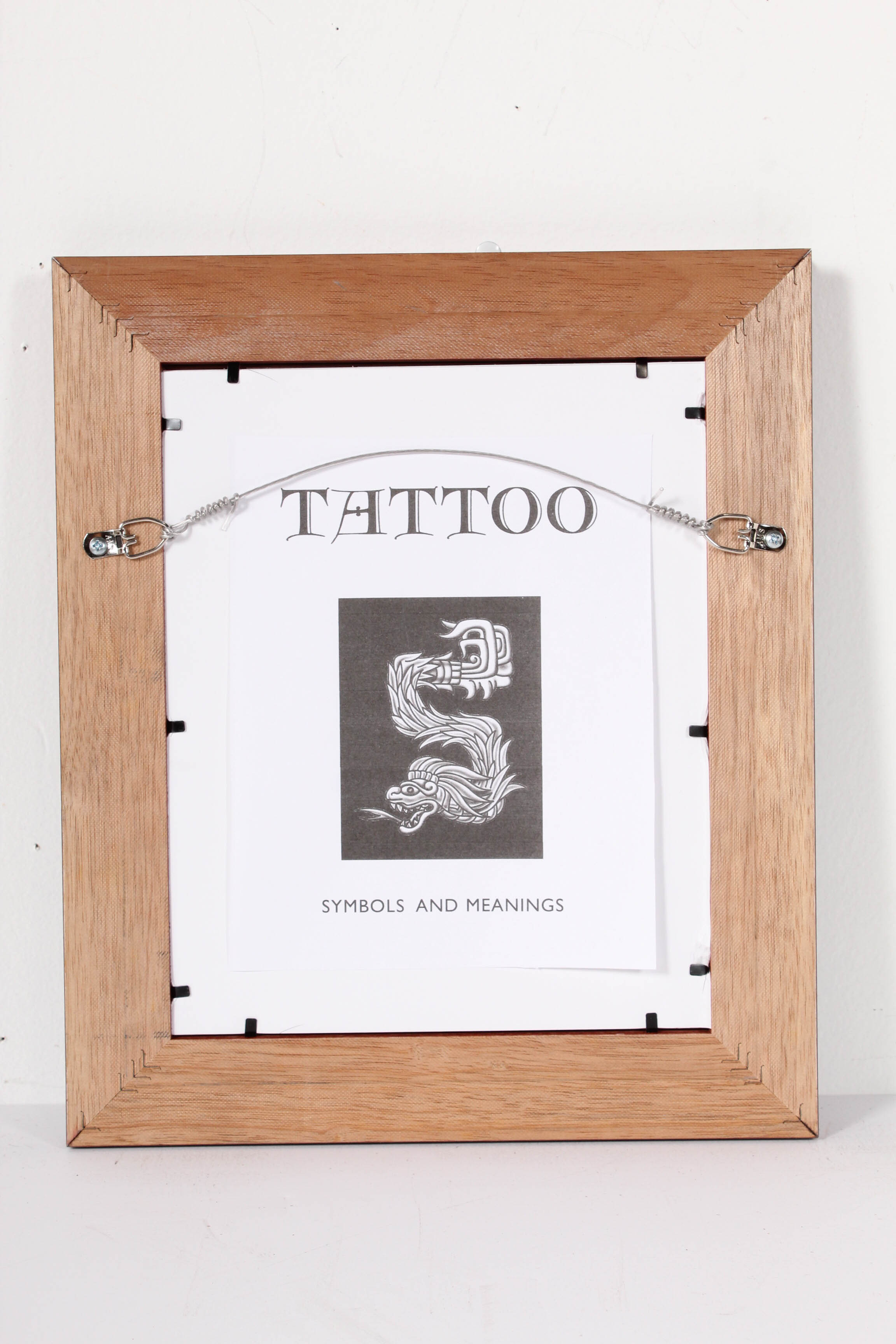 Offset Print "Ankh" from Jack Watkins "Tattoos: Symbols and Meanings"