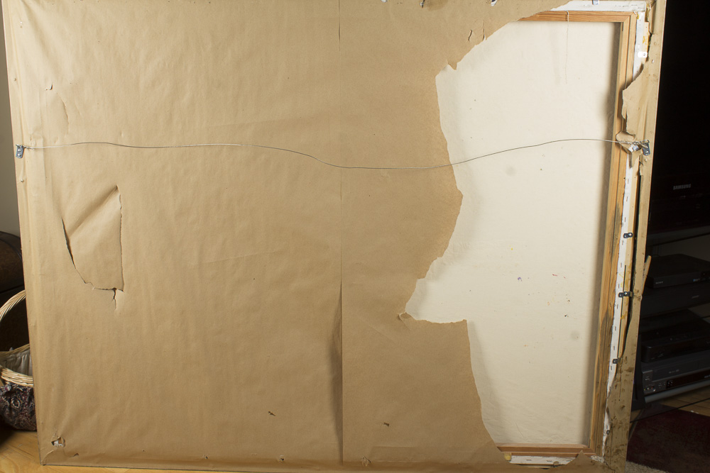 Tunglee Oil Painting of Garden Patio