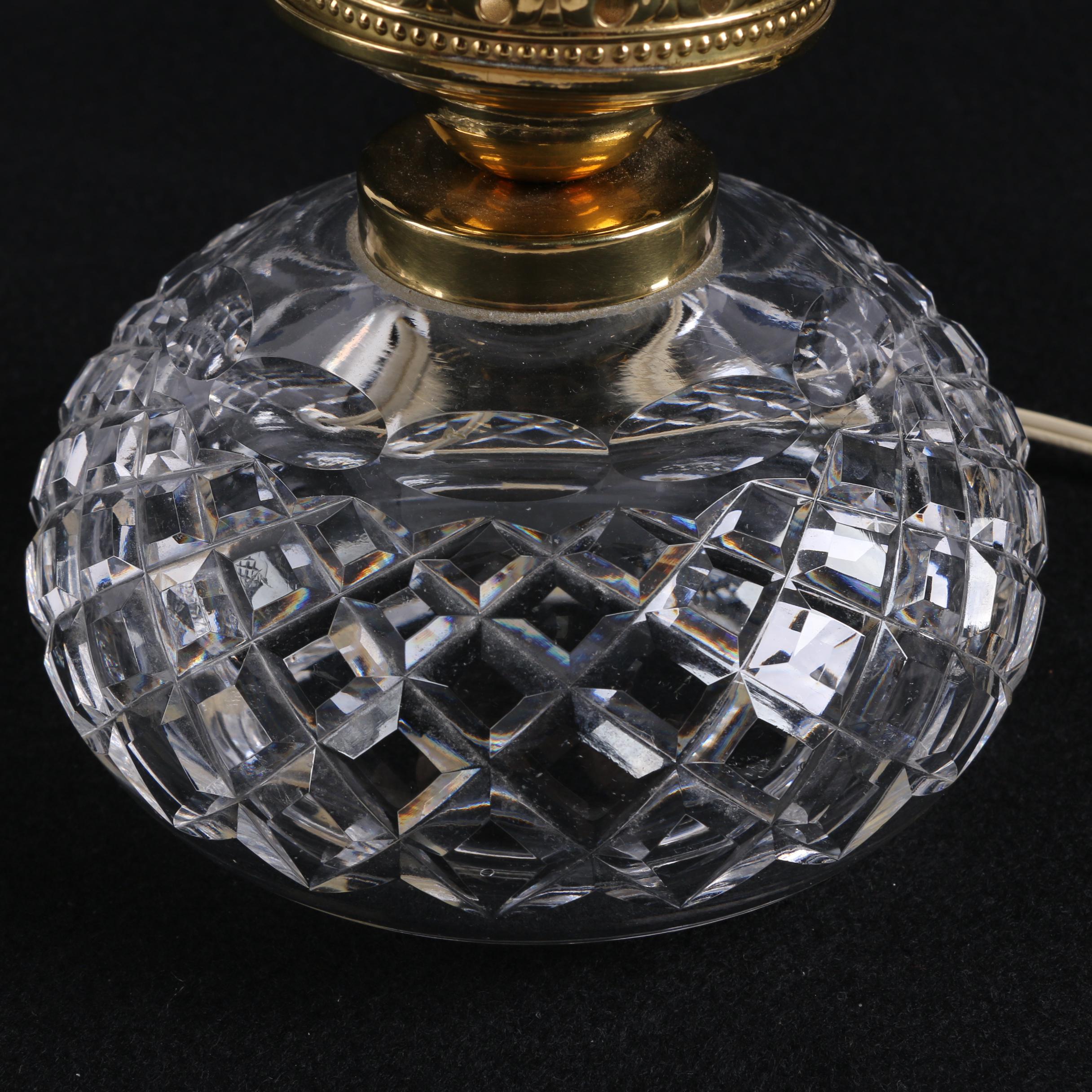 Waterford Crystal Hurricane Lamps