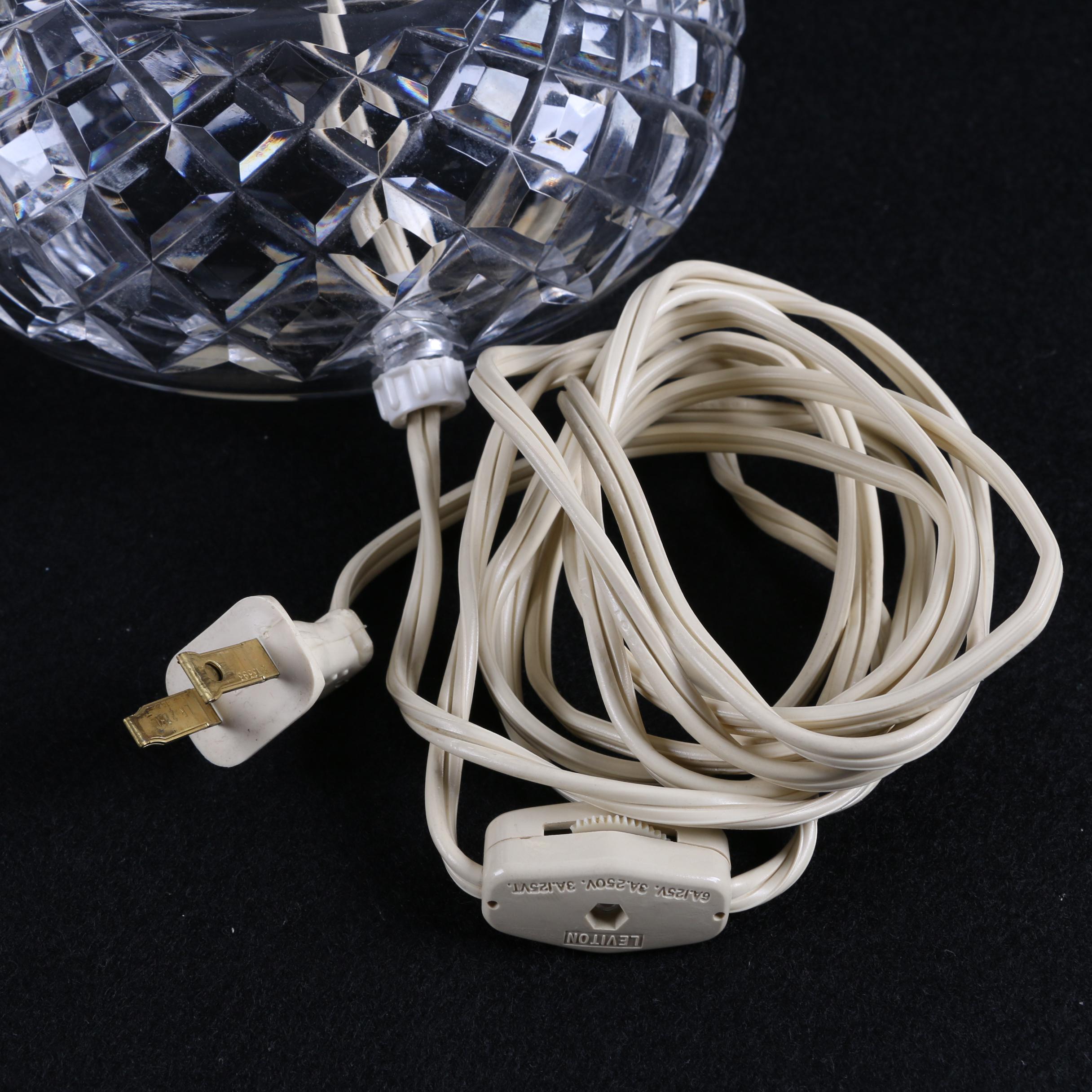 Waterford Crystal Hurricane Lamps