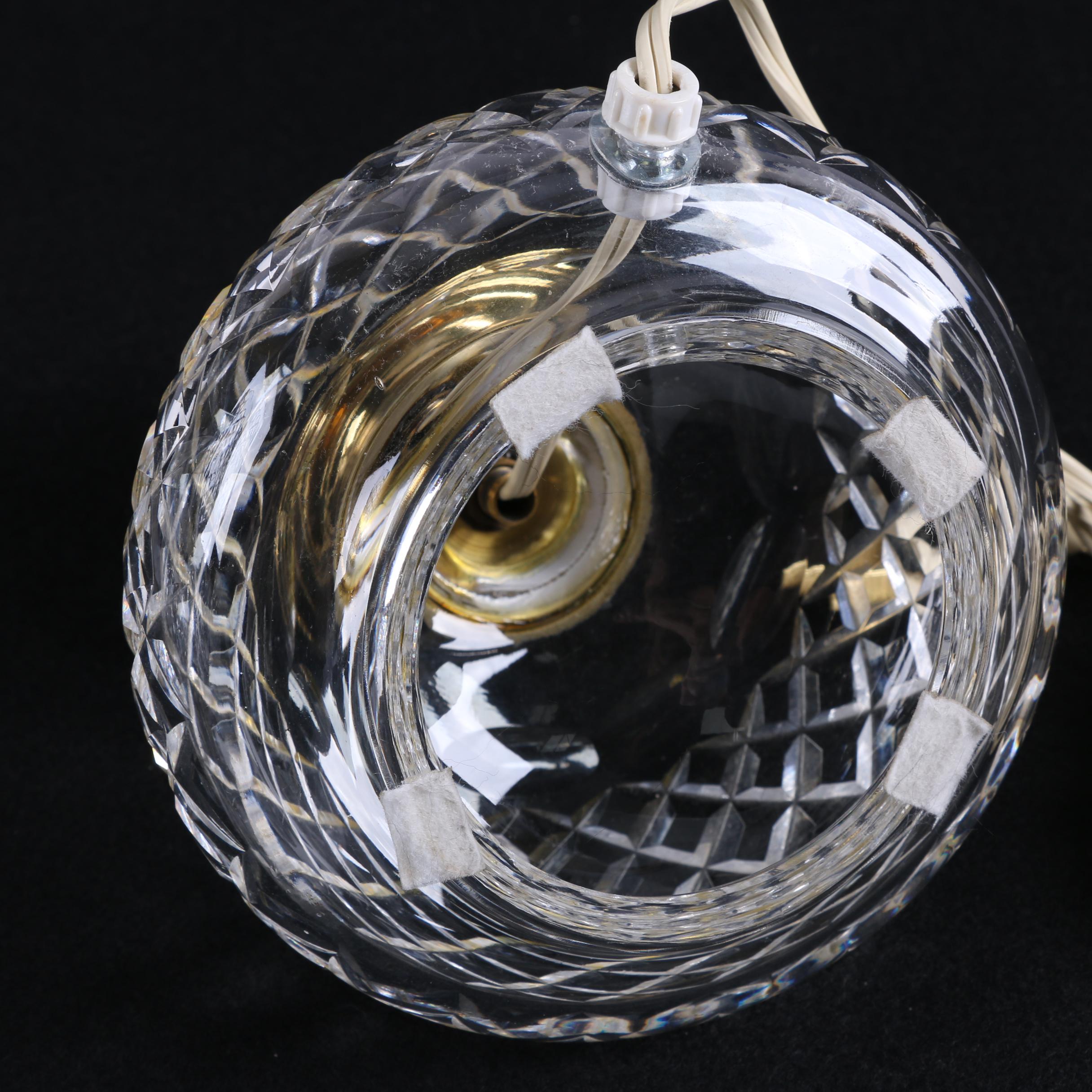 Waterford Crystal Hurricane Lamps