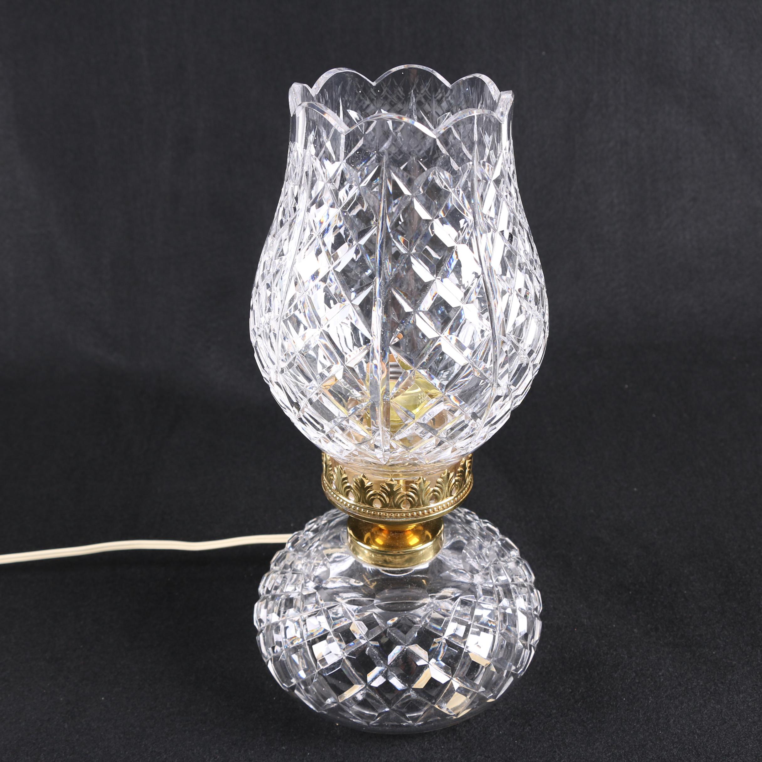 Waterford Crystal Hurricane Lamps