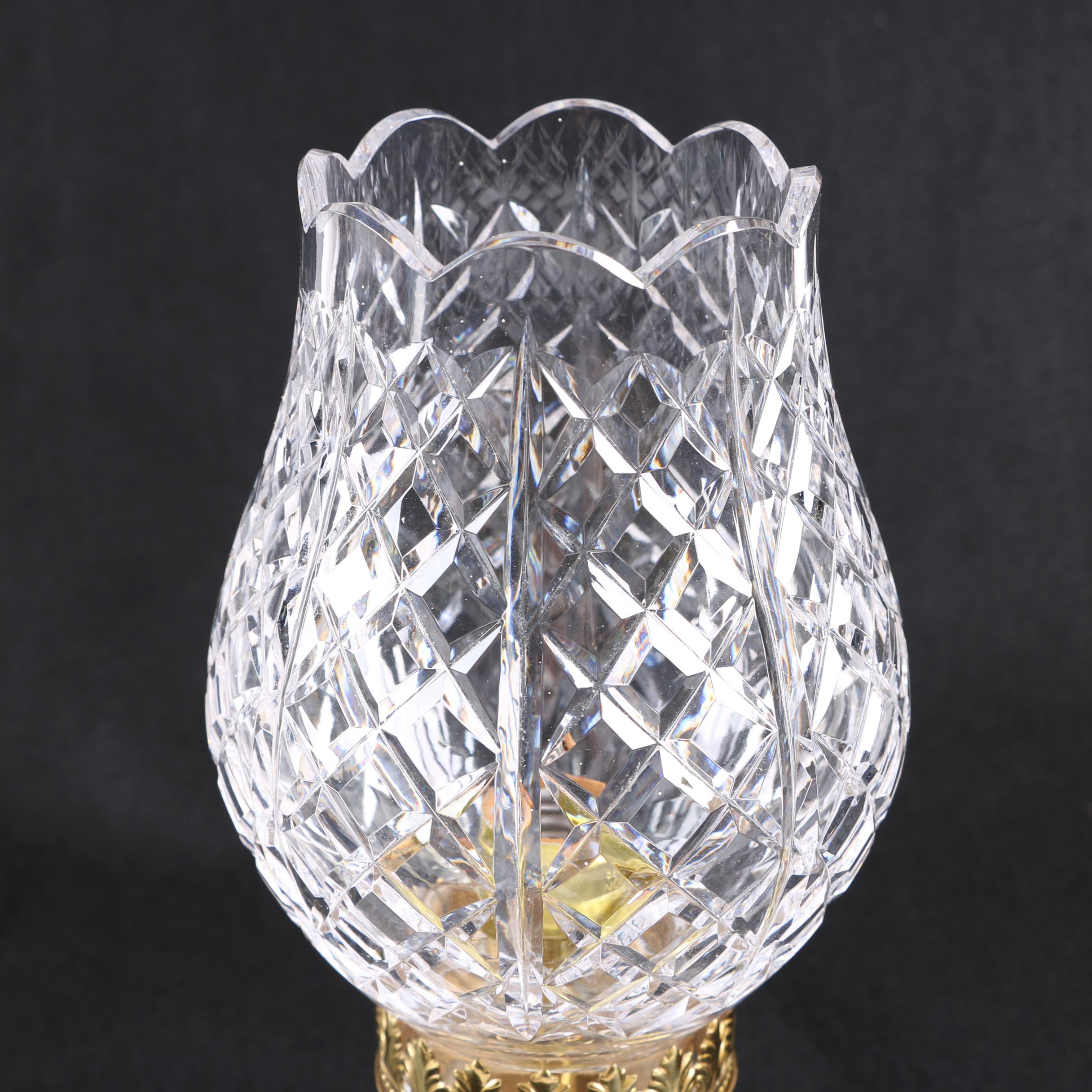 Waterford Crystal Hurricane Lamps
