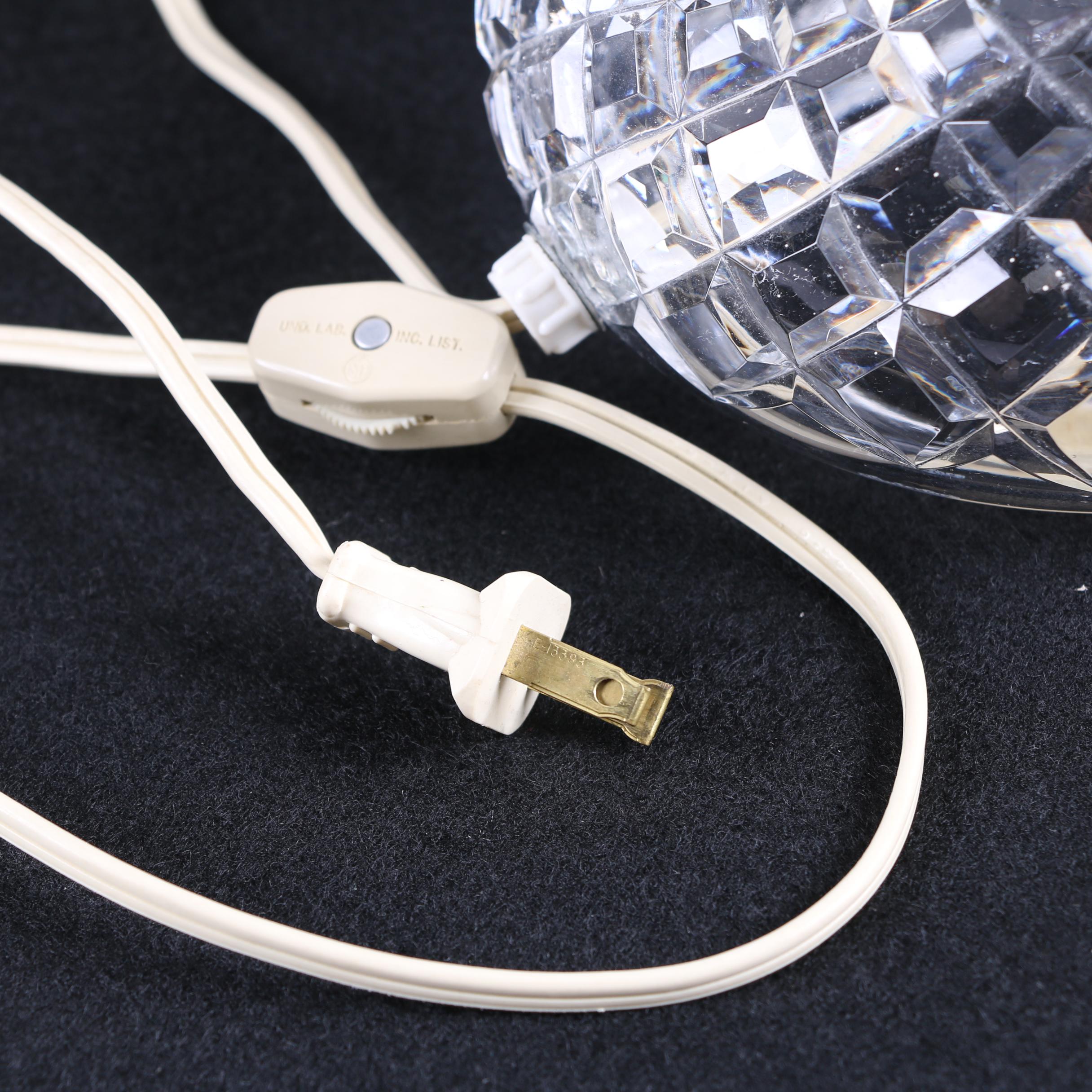 Waterford Crystal Hurricane Lamps