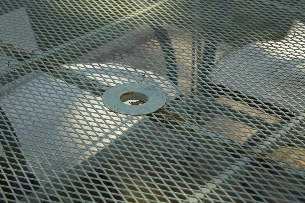 Metal Patio Dining Table with Spring Rocker Armchairs