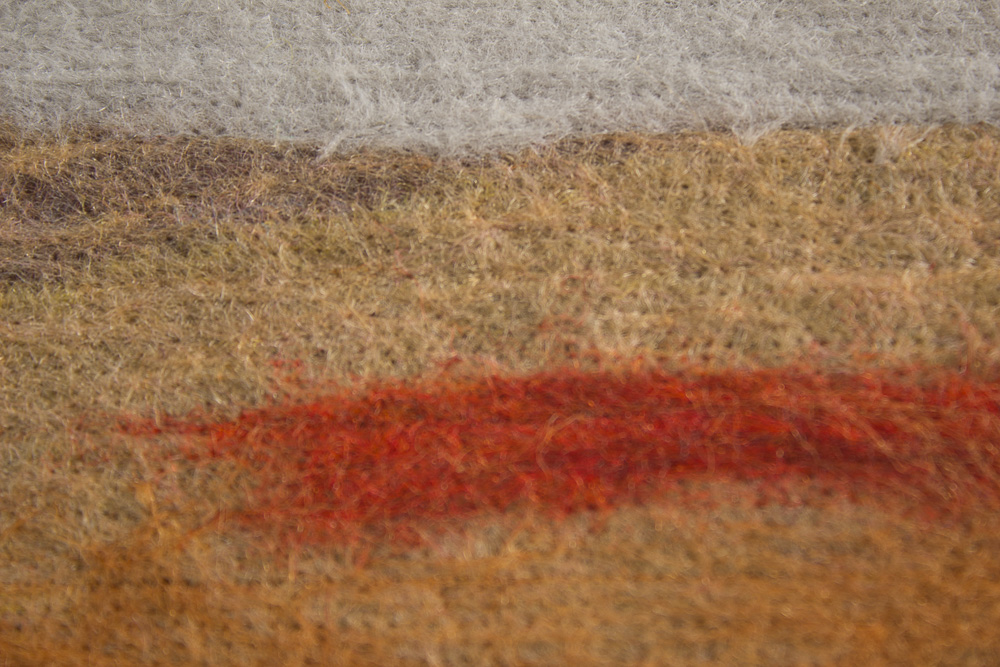 Calman Shemi Handmade Textile Painting "Eagle # 2"